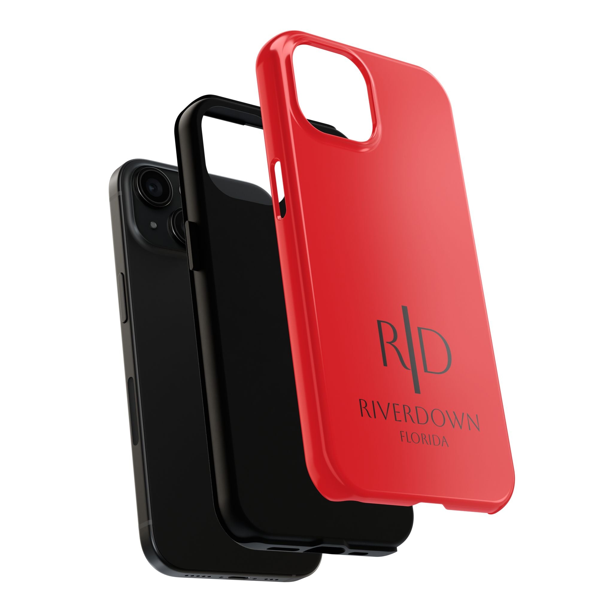 924 - Phone Case Red Berry — Durable Protective Phone Cover with Monogram Logo