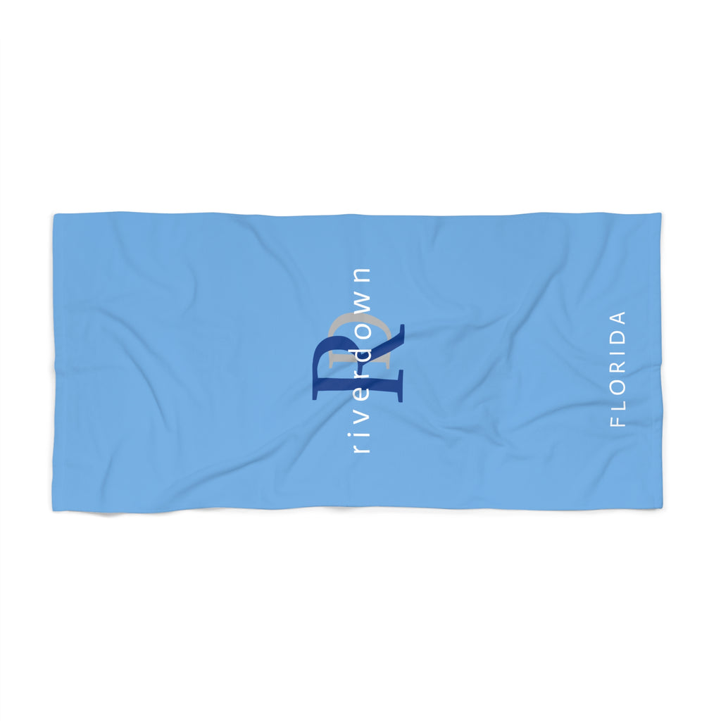 91 - Beach Towel 2 — Minimal Logo Cotton Beach Towel