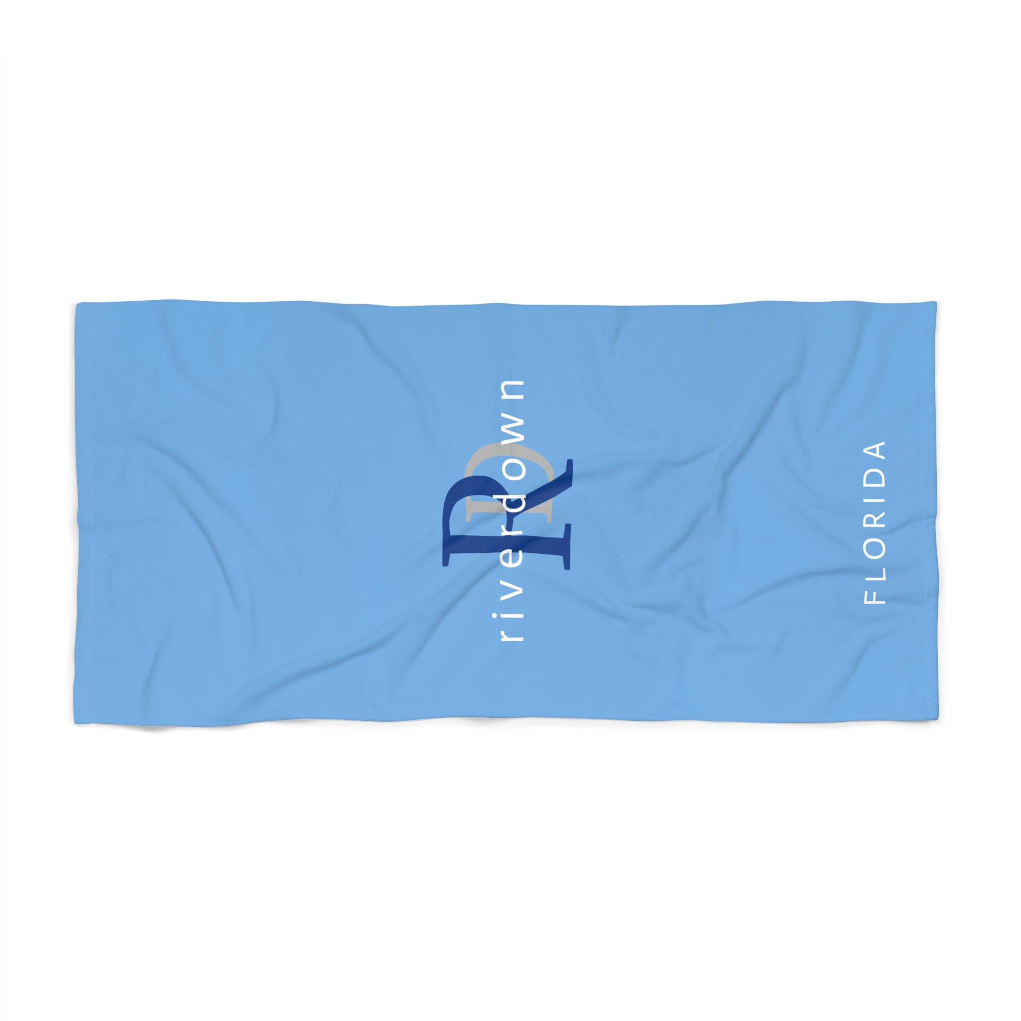 91 - Beach Towel 2 — Minimal Logo Cotton Beach Towel
