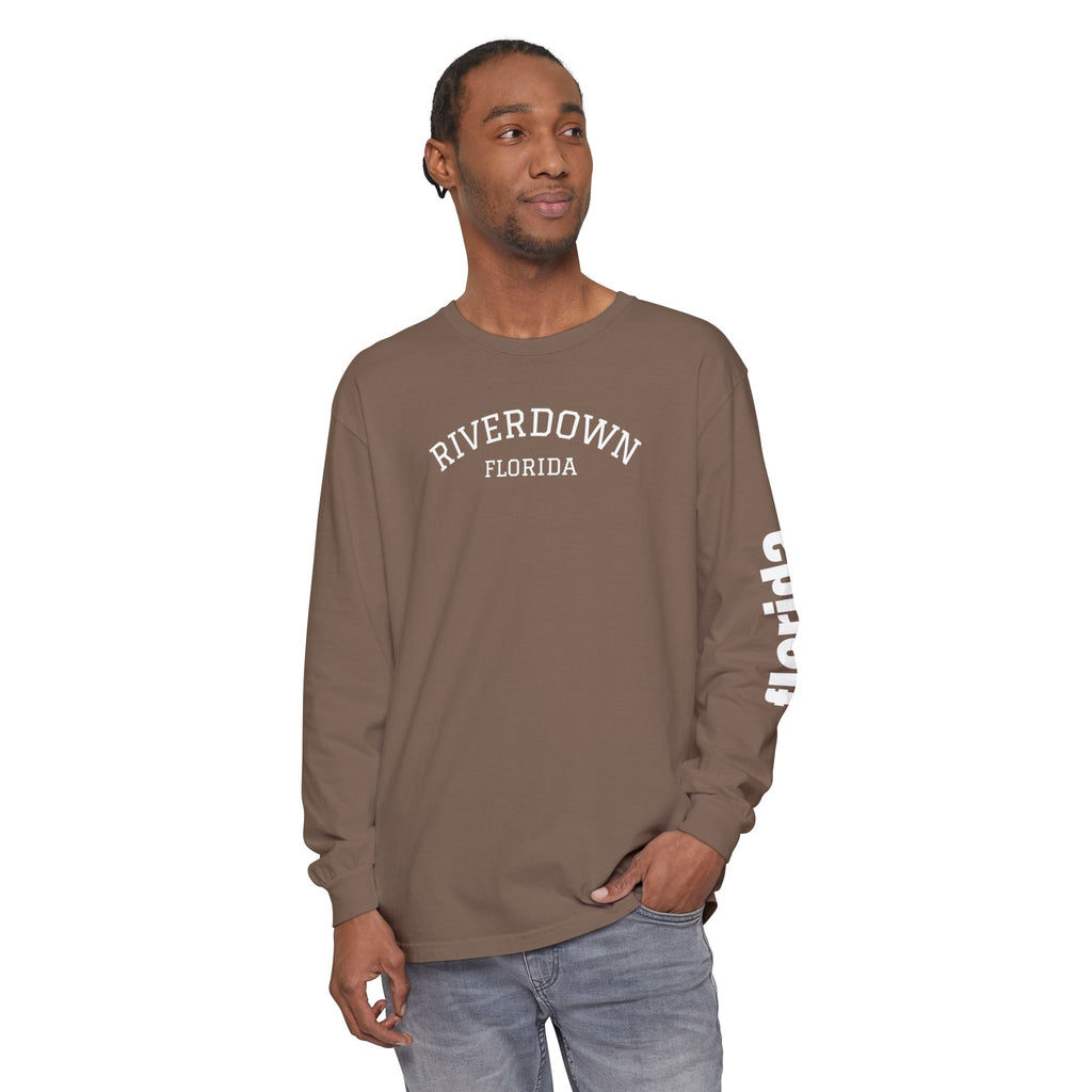 2 - Long Sleeve Tee Multi Colors 'R|D' — Florida Sleeve Graphic