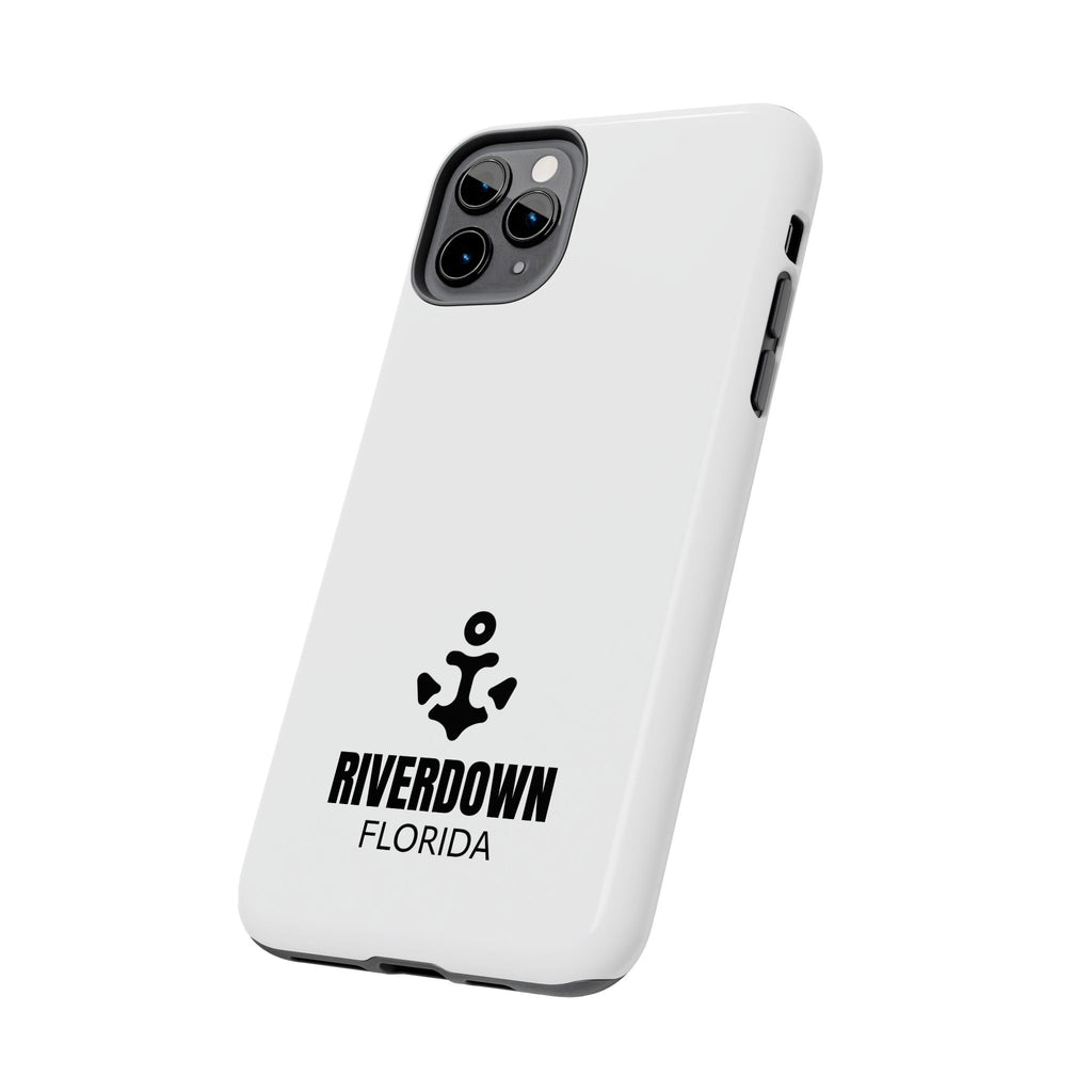 924 - Phone Case White Cap Riverdown Florida Tough Phone Case – Slim Protective iPhone Cover with R|D Logo