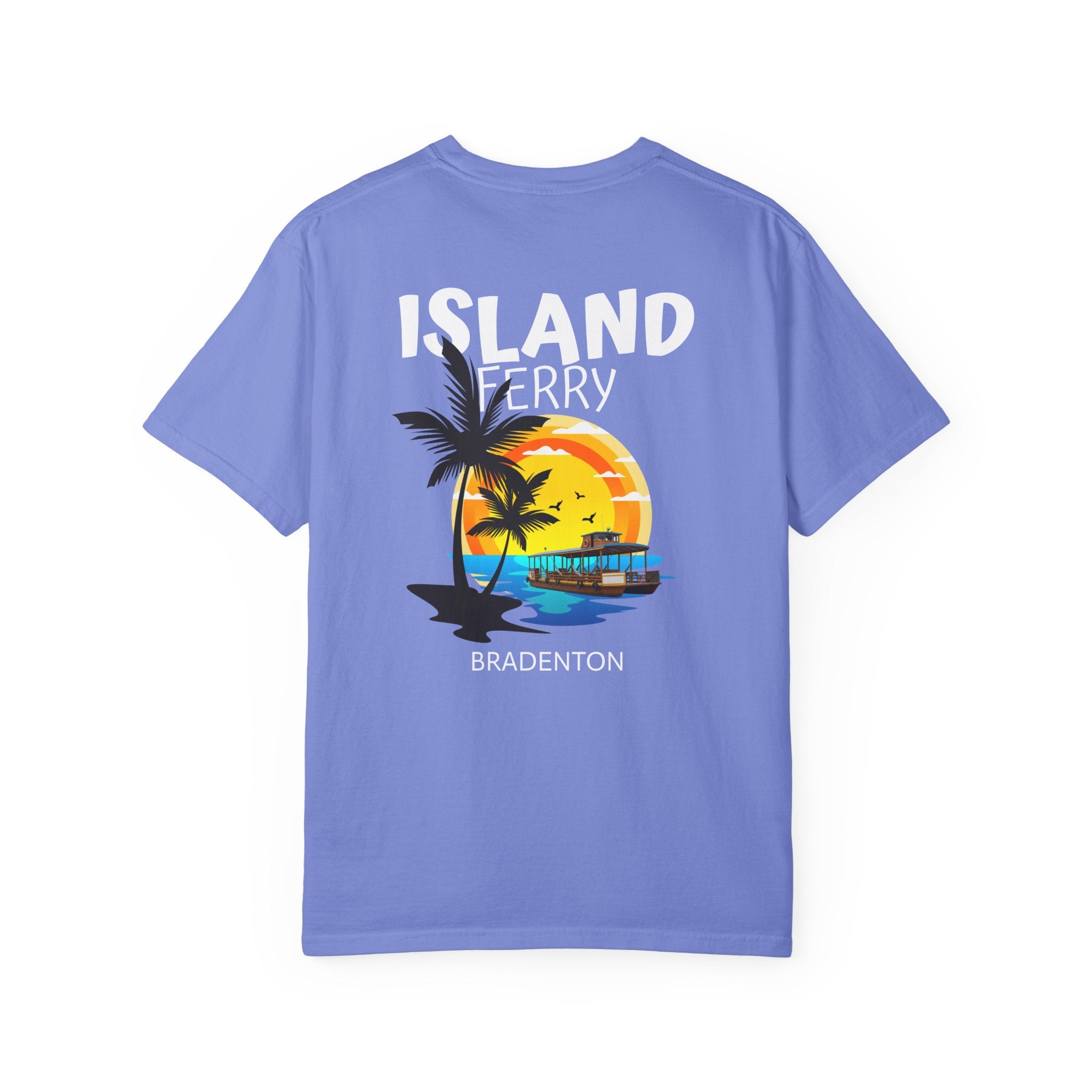 10 - Tee Multi Colors Island Ferry -  Minimalist Initials T-Shirt