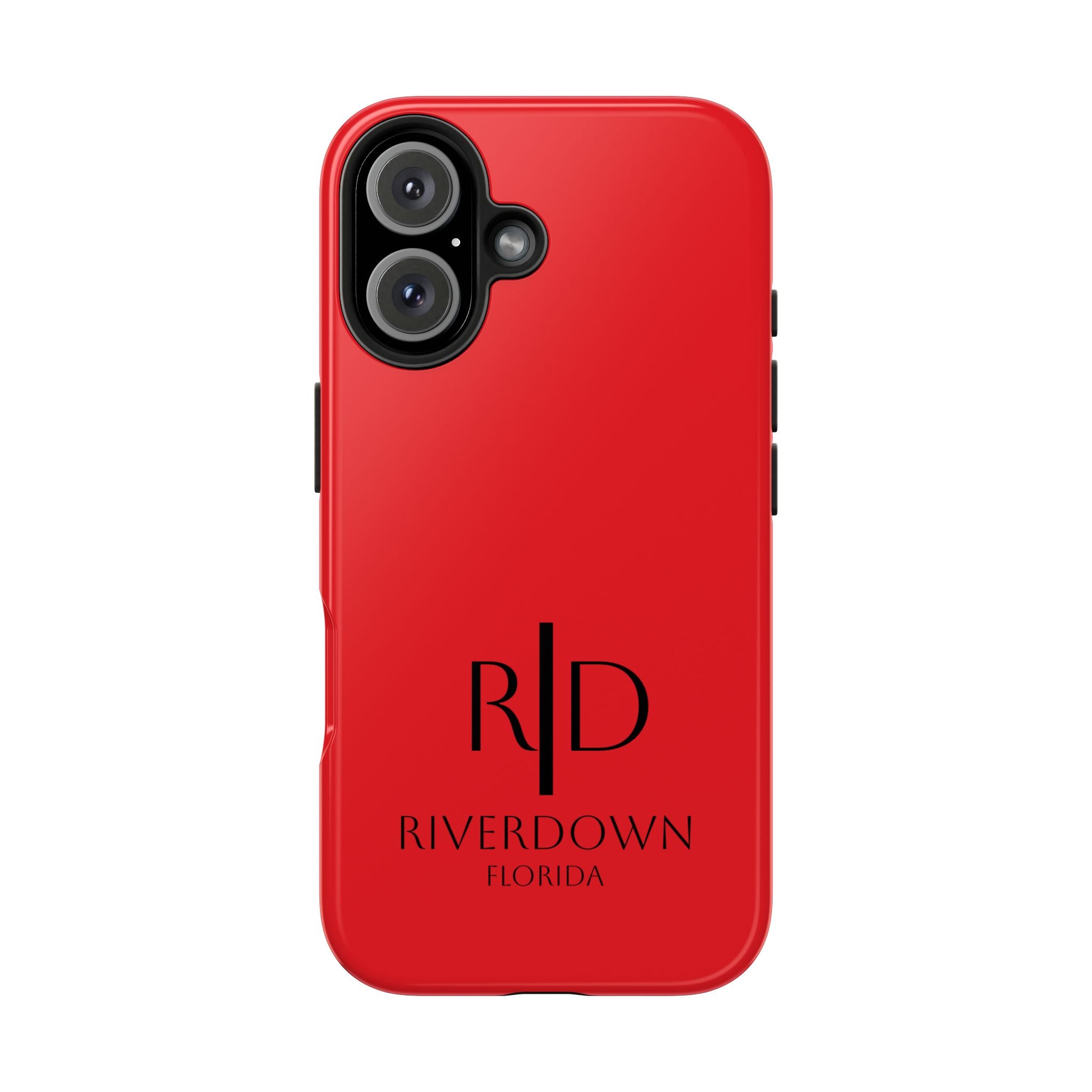 924 - Phone Case Red Berry — Durable Protective Phone Cover with Monogram Logo