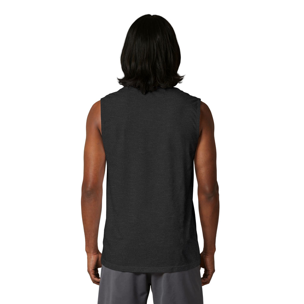 14 - Tank Top Multi Colors Minimalist RD Muscle Tank — Slim Fit Black Sleeveless Tee