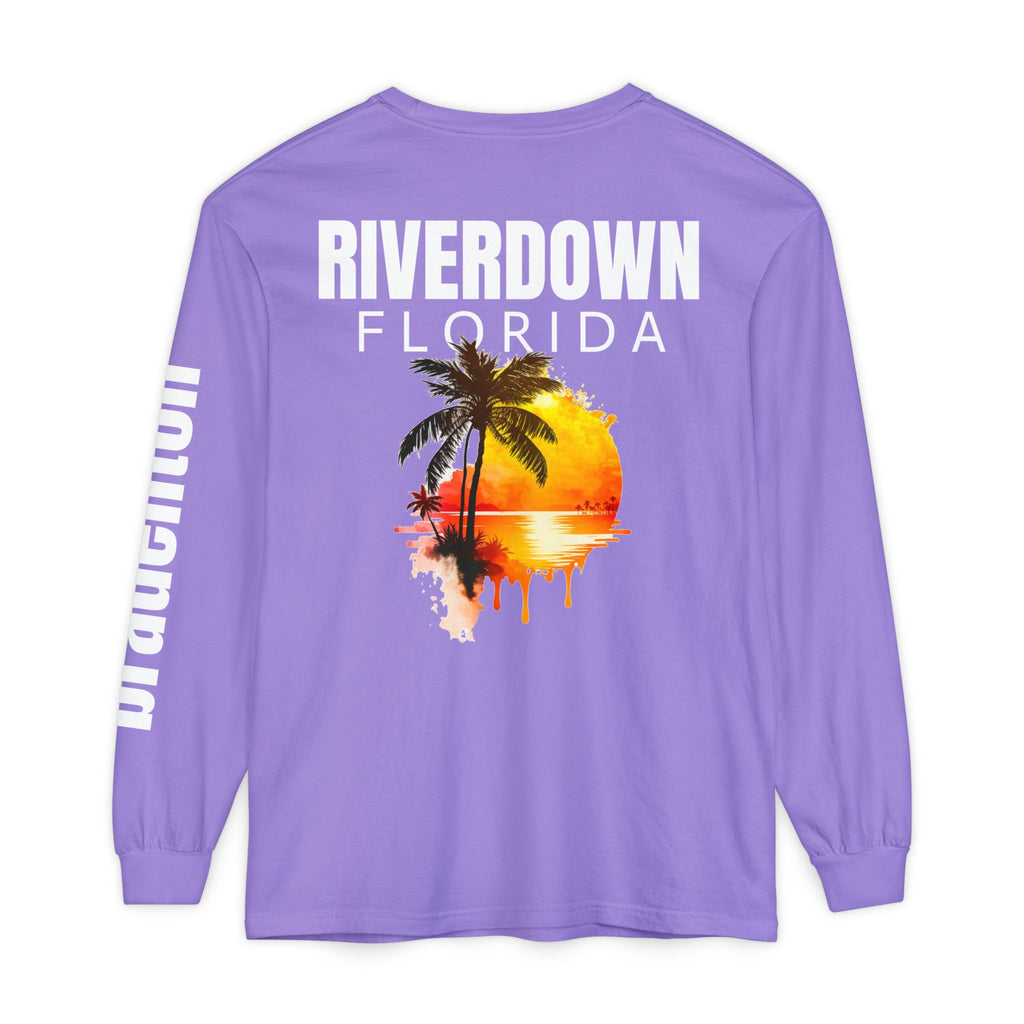 2 - Long Sleeve Bradenton Tee Multi Colors 'R|D' — Florida Sleeve Graphic