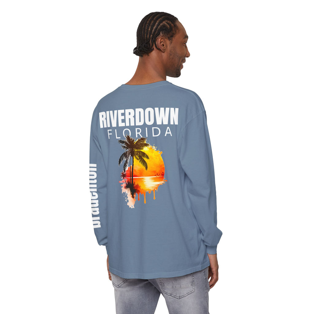 2 - Long Sleeve Bradenton Tee Multi Colors 'R|D' — Florida Sleeve Graphic