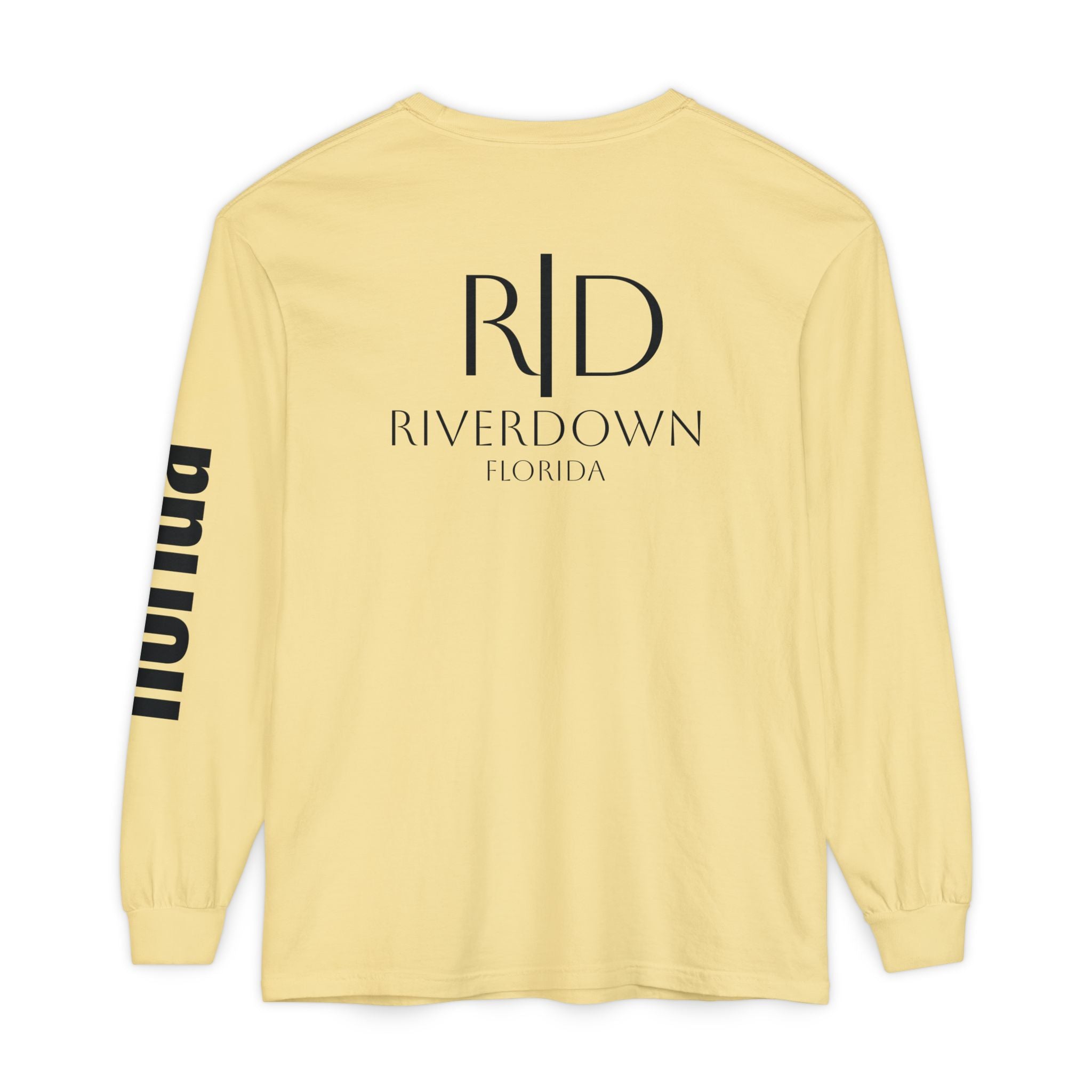 2 - Long Sleeve Tee Multi Colors 'R|D' — Florida Sleeve Graphic