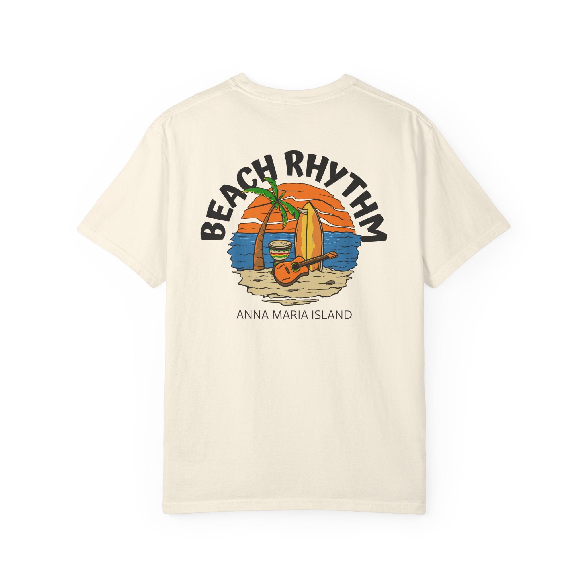 10 - Tee Multi Colors Beach Rhythm Minimalist Initials T-Shirt