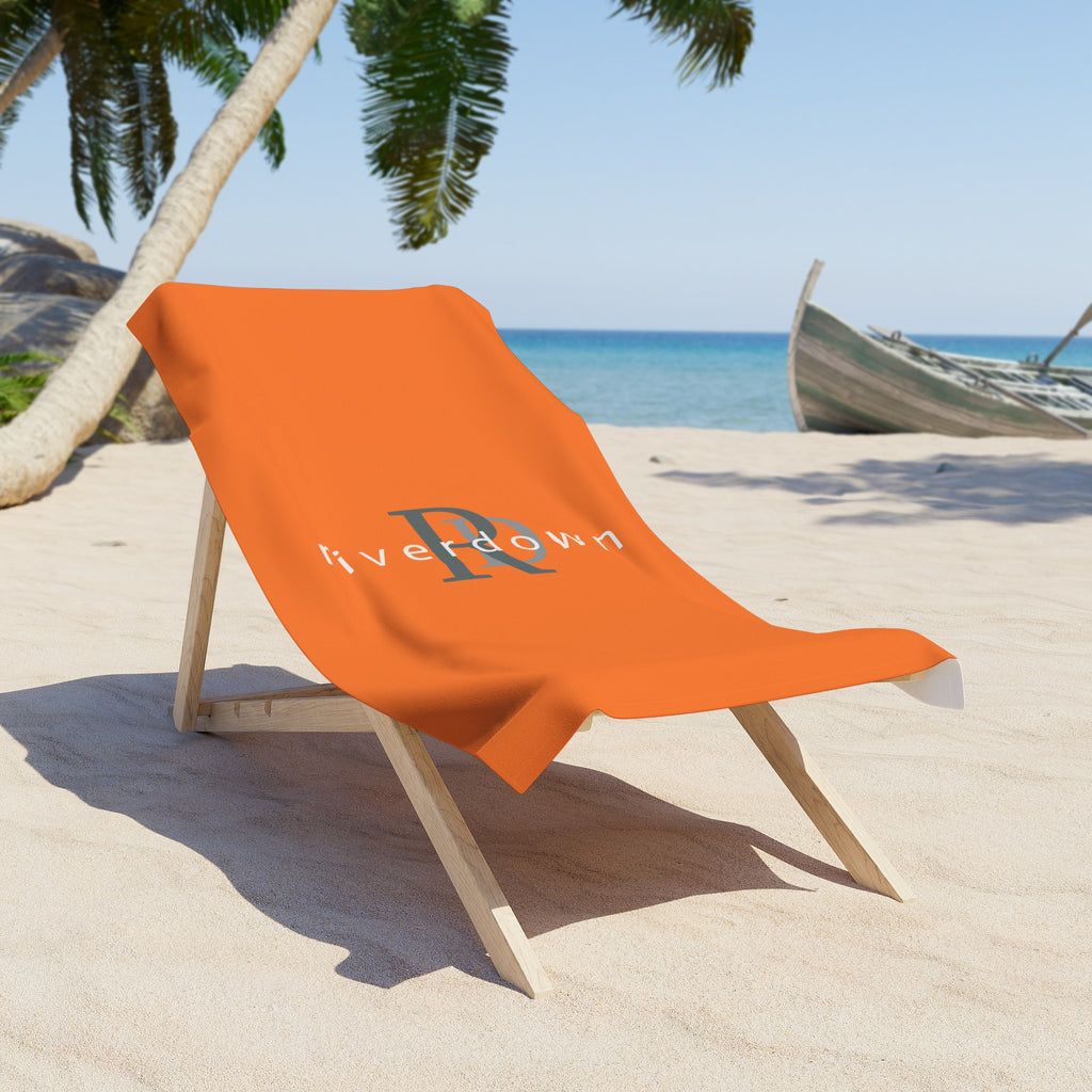 91 - Beach Towel 2 — Minimal Logo Cotton Beach Towel