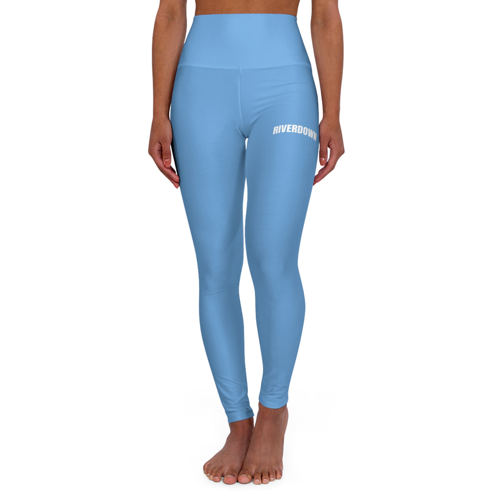62 - Pants Yoga Ocean High-Waist Yoga Leggings — Minimal Activewear with Subtle 'RID' Accent