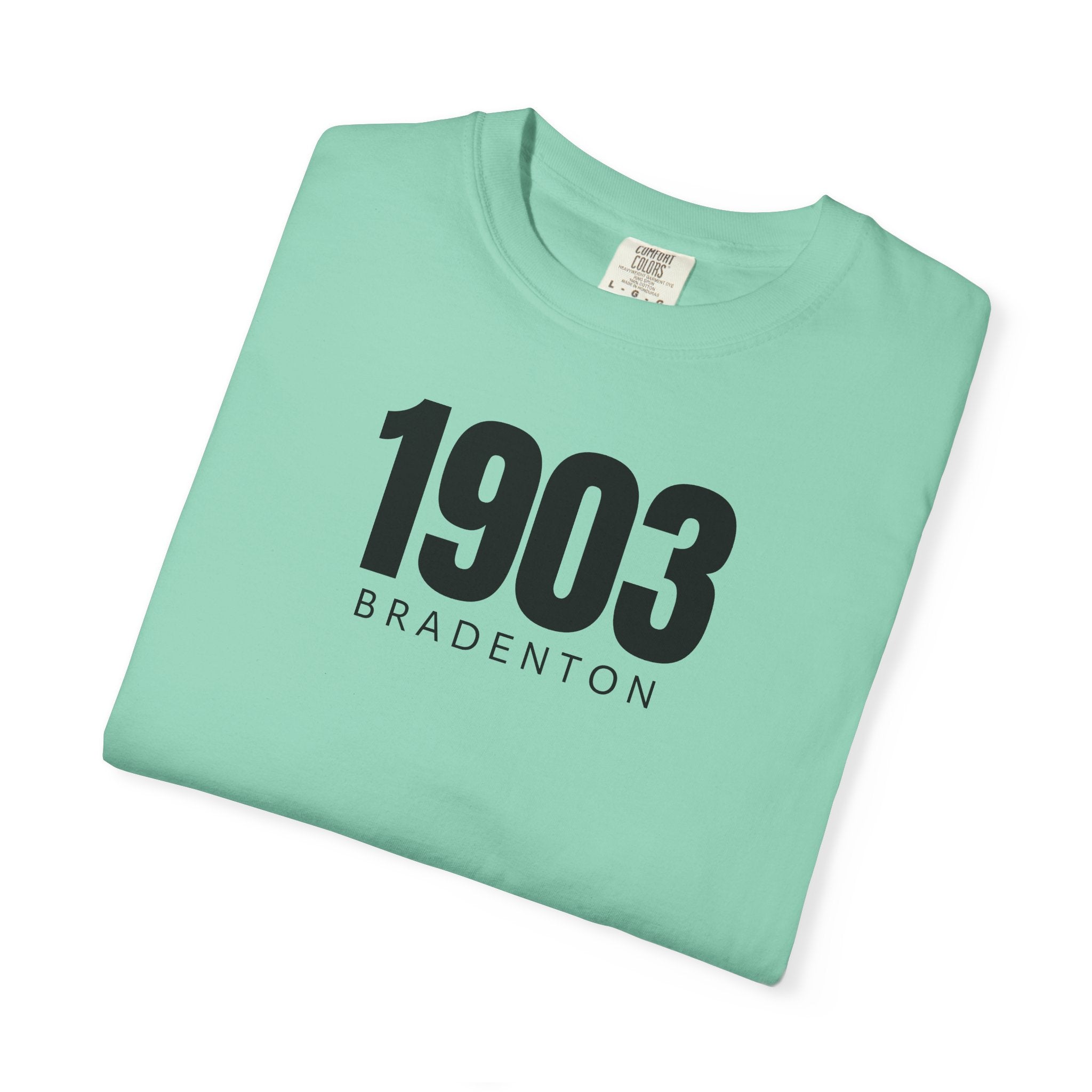 101 - Tee Multi Colors Bradenton 1903 Classic Tee — Minimalist Initials T-Shirt