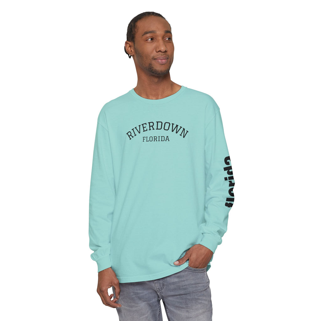 2 - Long Sleeve Tee Multi Colors 'R|D' — Florida Sleeve Graphic