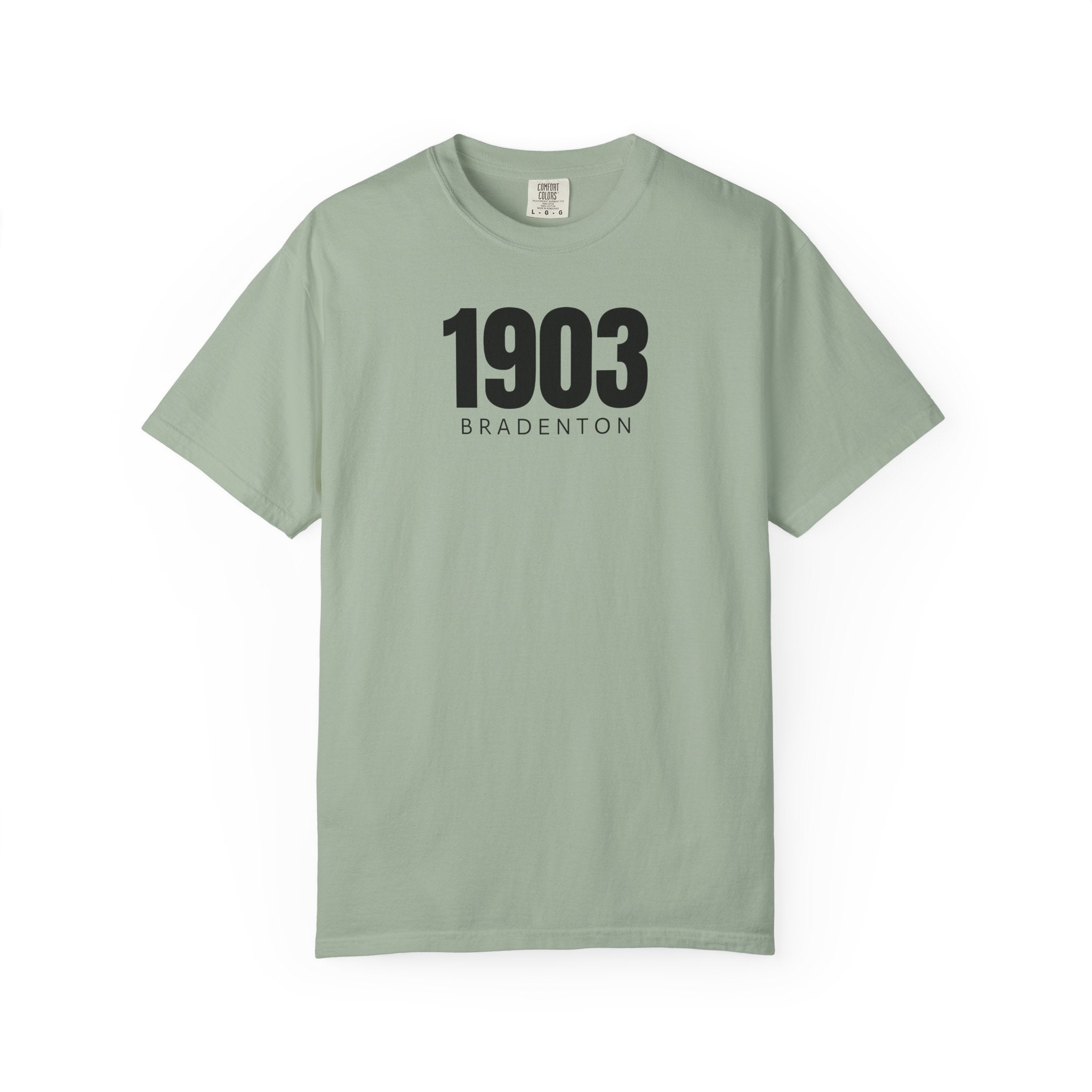 101 - Tee Multi Colors Bradenton 1903 Classic Tee — Minimalist Initials T-Shirt