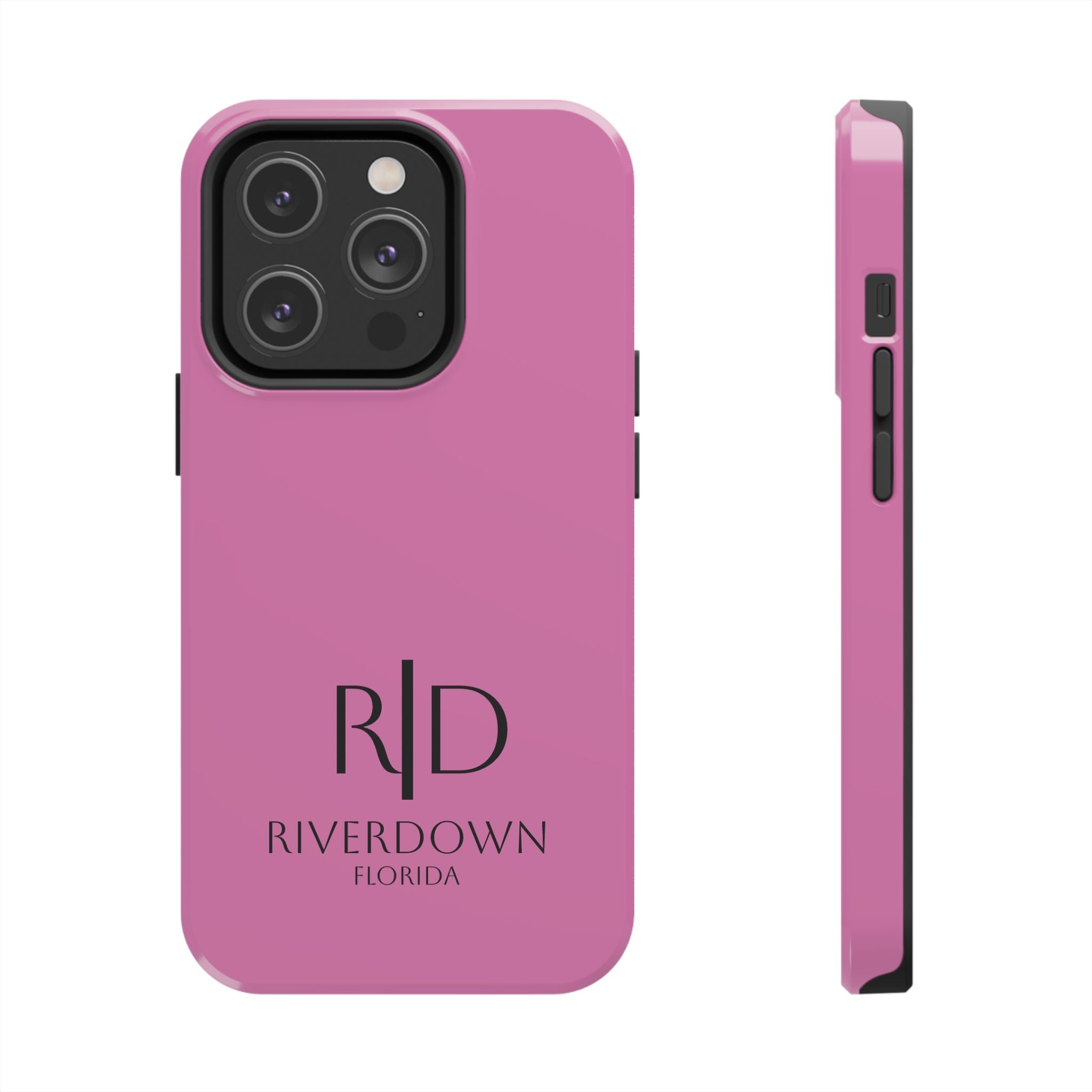 924 - Phone Case Pink Peddle Riverdown Florida Tough Phone Case – Slim Protective iPhone Cover with R|D Logo