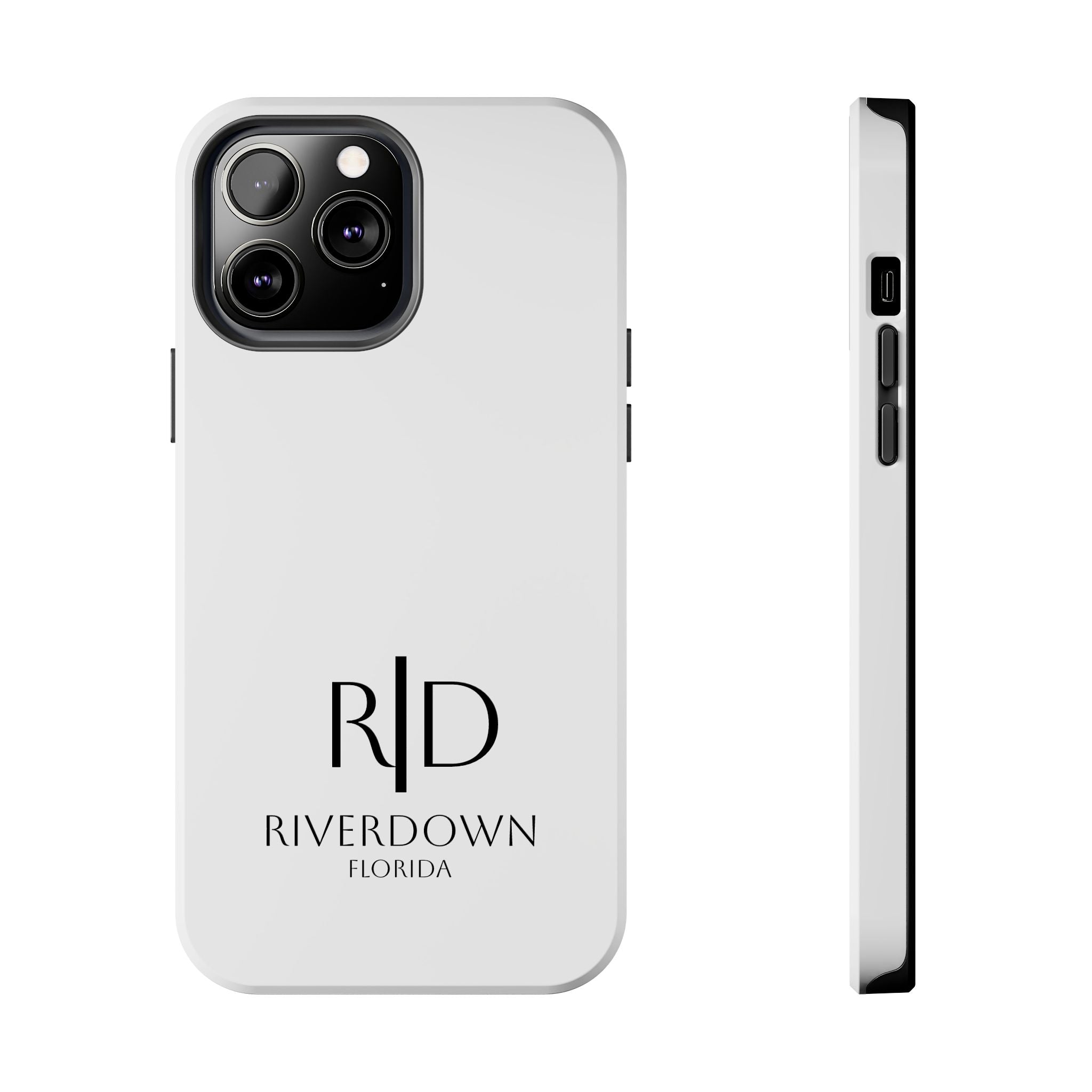 924 - Phone Case White Cap Riverdown Florida Tough Phone Case – Slim Protective iPhone Cover with R|D Logo