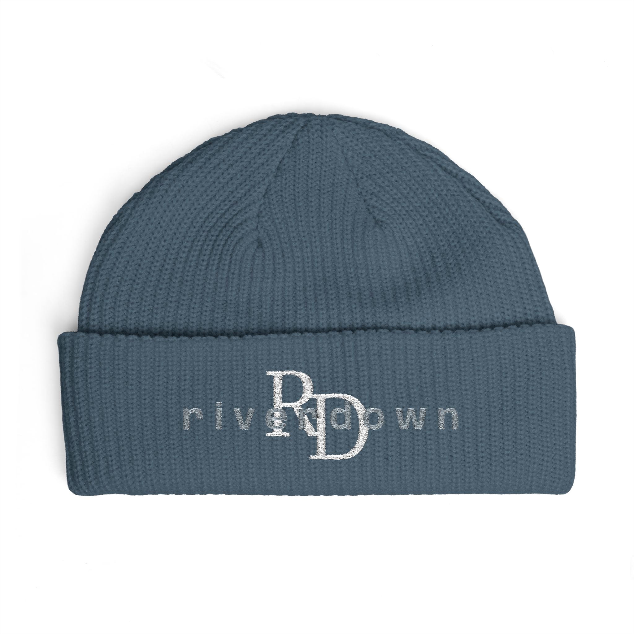 92 - RD Cuff Beanie Embroidered Streetwear Knit Cap