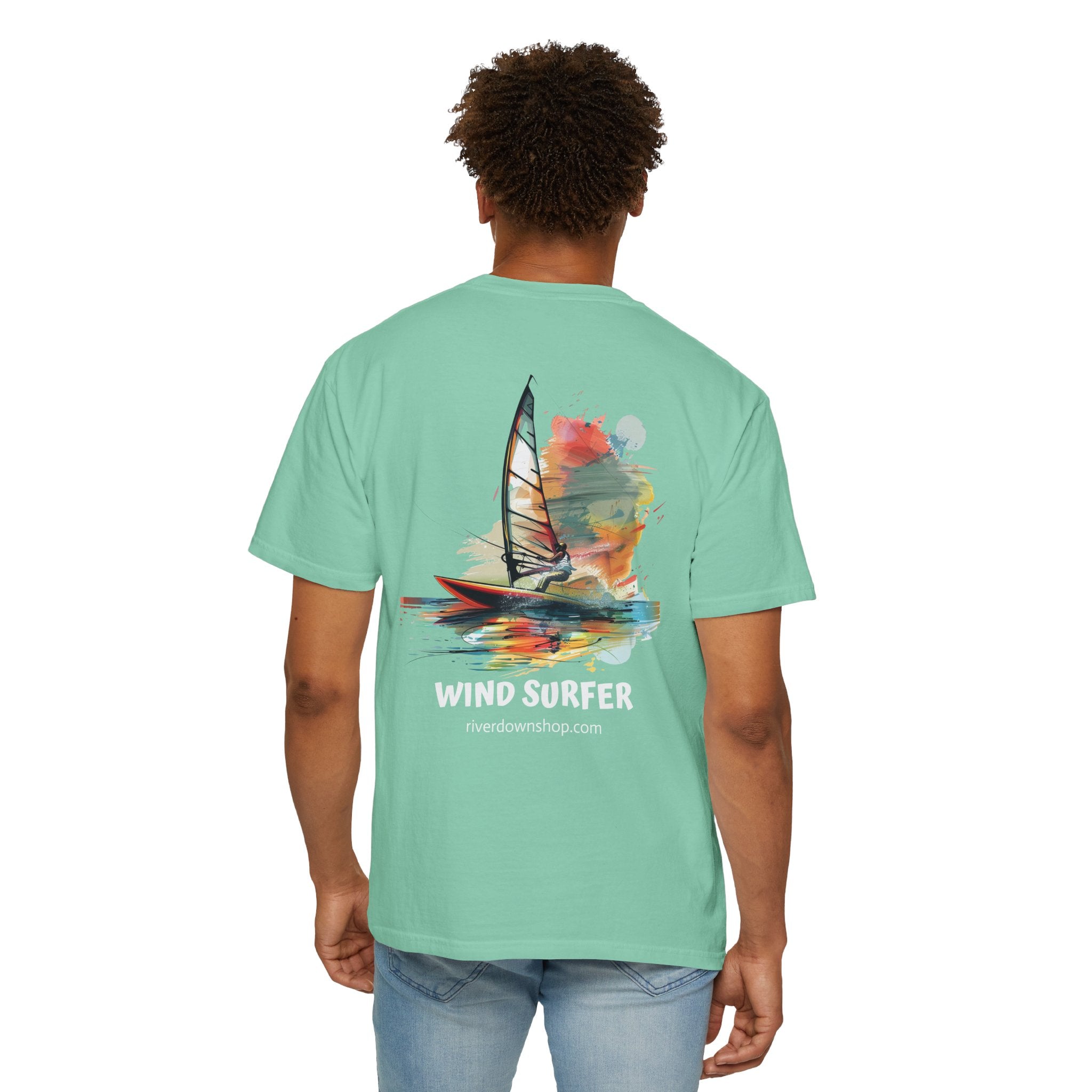 10 - Tee Multi Colors Wind Surfer — Minimalist Initials T-Shirt