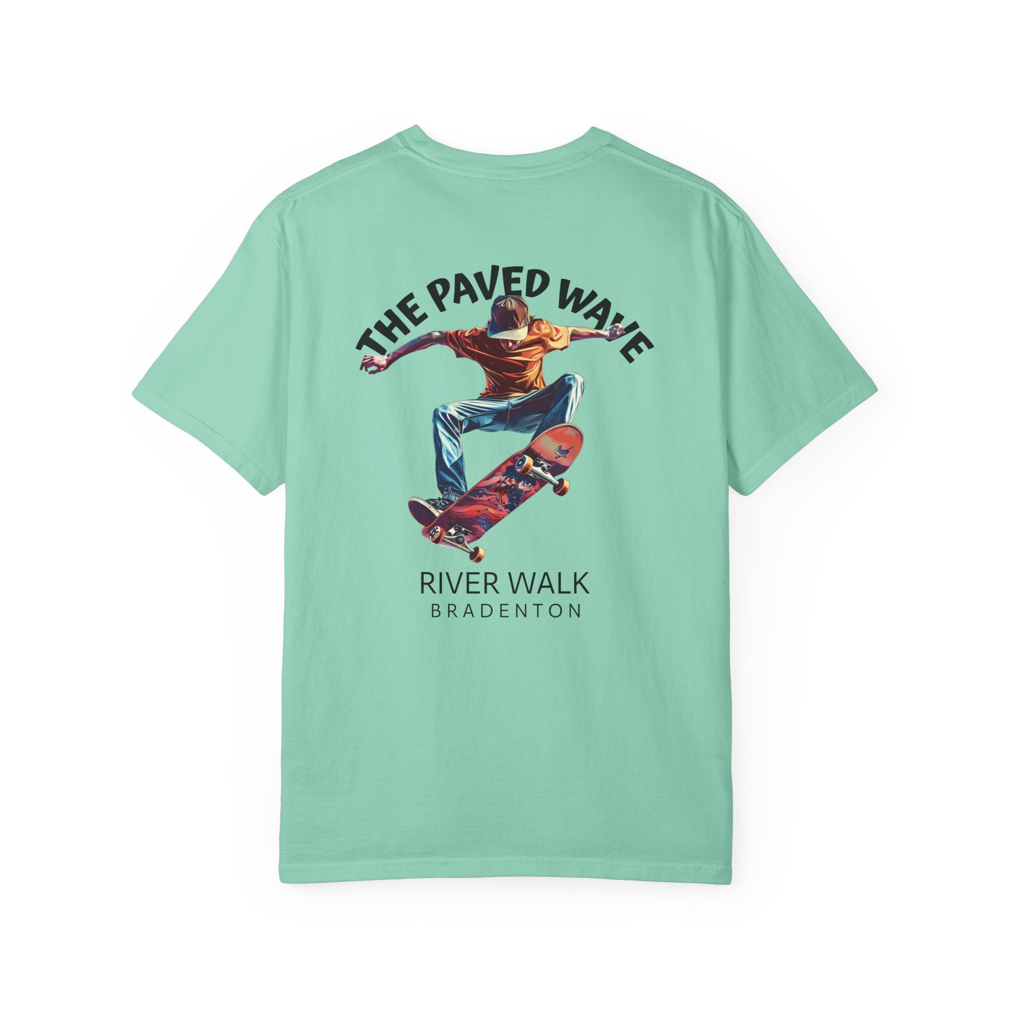 10 - Tee Multi Colors Paved Wave -  Minimalist Initials T-Shirt