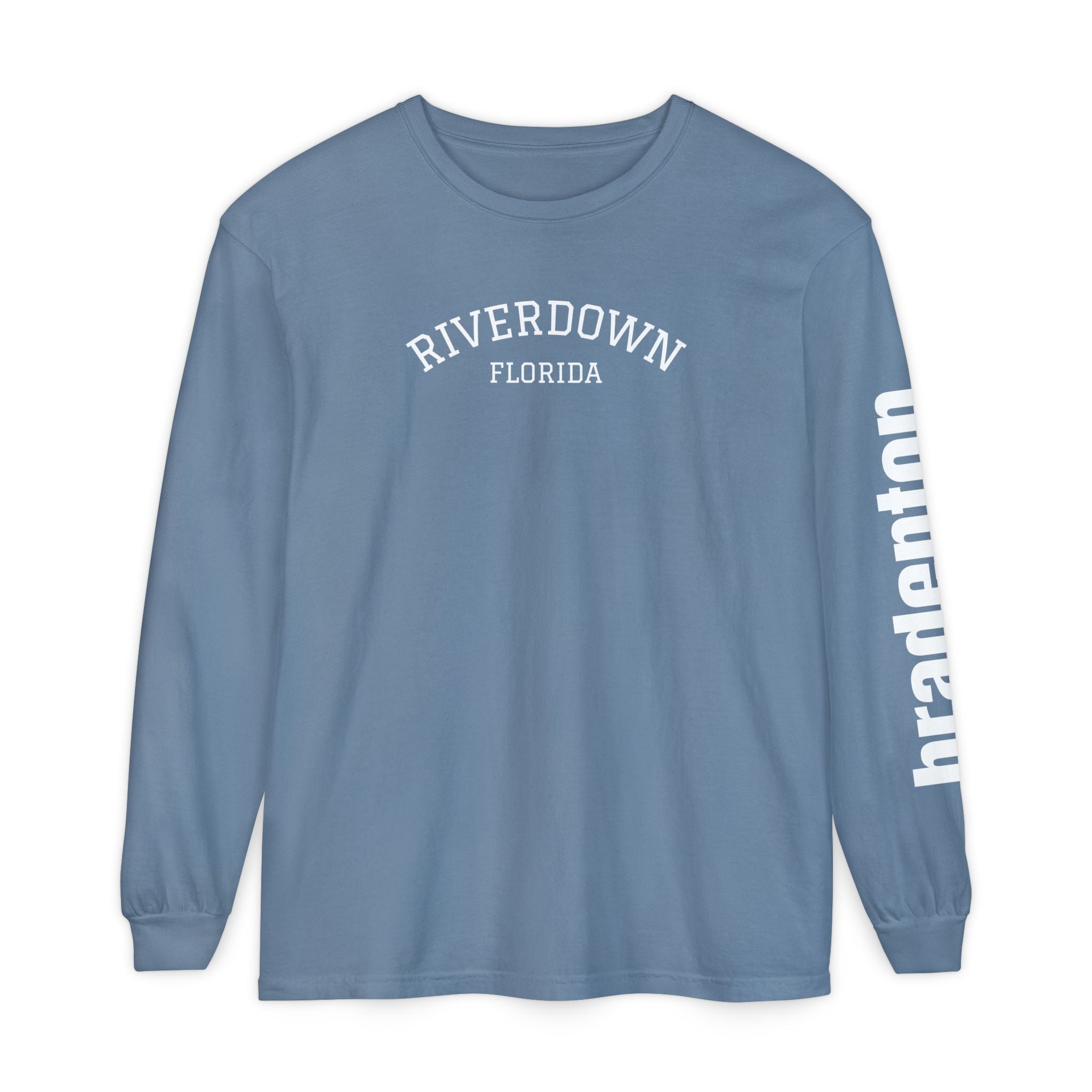 2 - Long Sleeve Bradenton Tee Multi Colors 'R|D' — Florida Sleeve Graphic