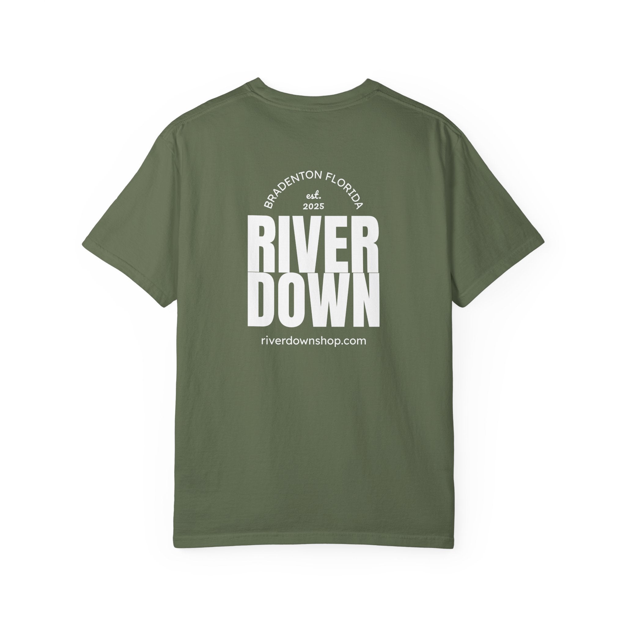 101 -  Tee Multi Colors Monogram R|D River Down Shop Classic Tee — Minimalist Initials T-Shirt