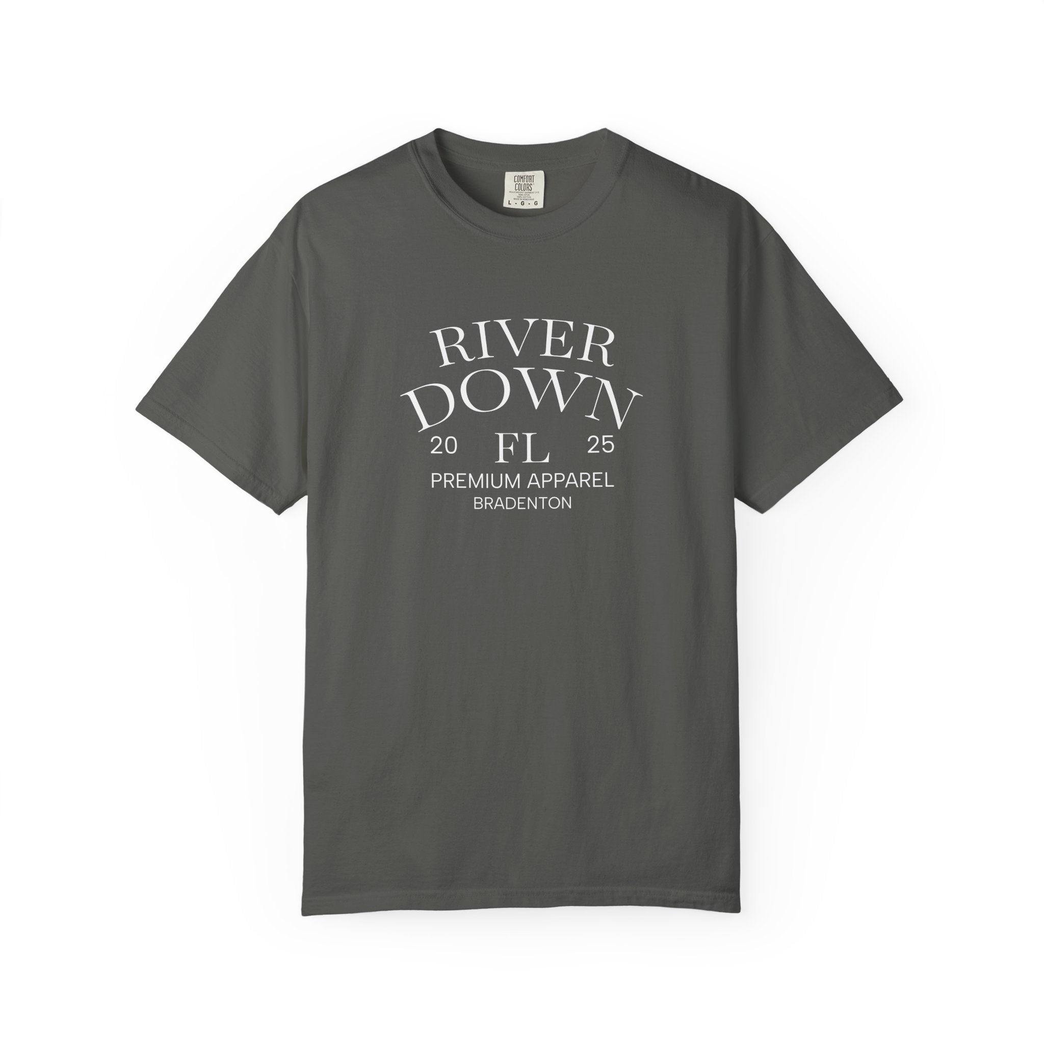101 -  Tee Multi Colors Monogram R|D Plain Back Classic Tee — Minimalist Initials T-Shirt