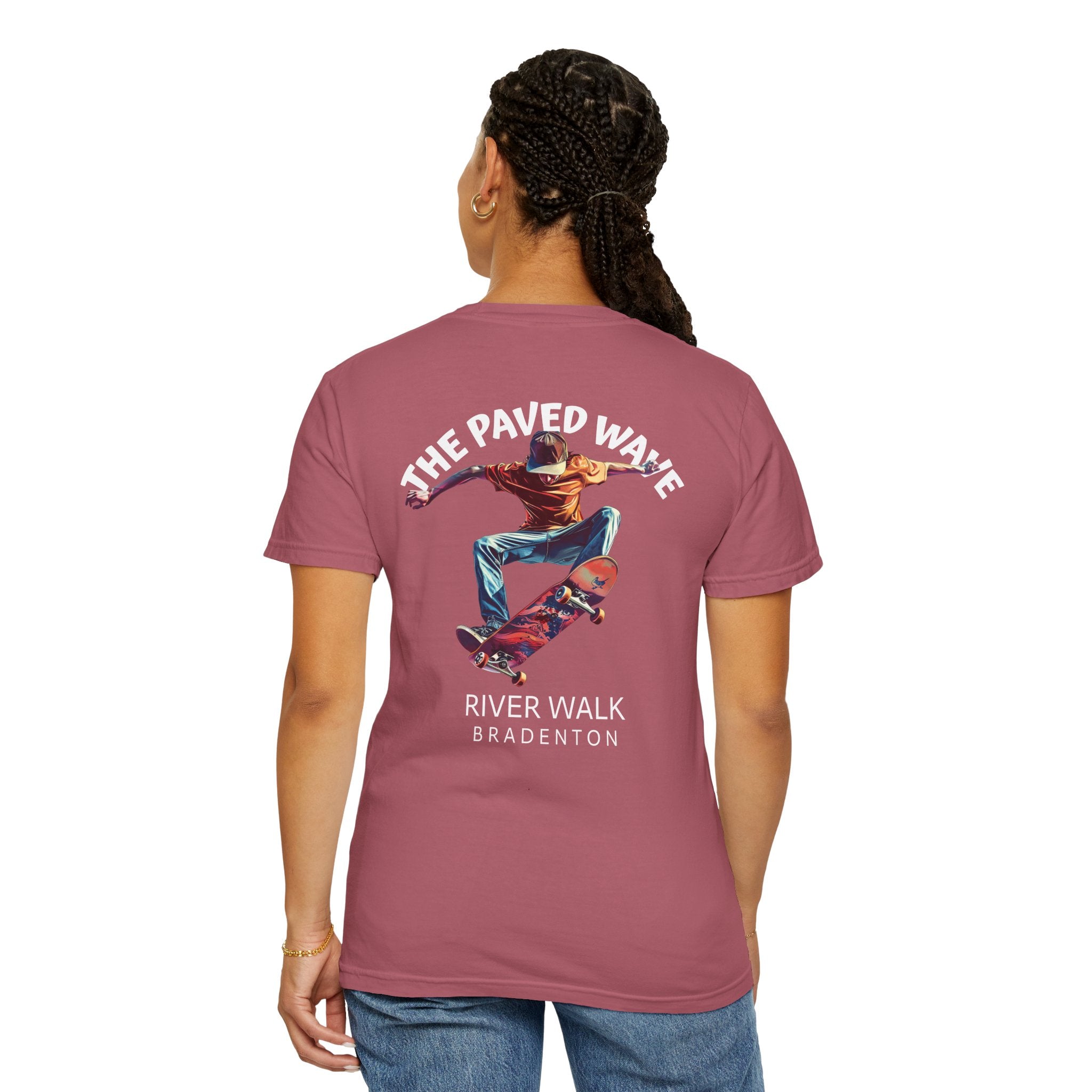 10 - Tee Multi Colors Paved Wave -  Minimalist Initials T-Shirt