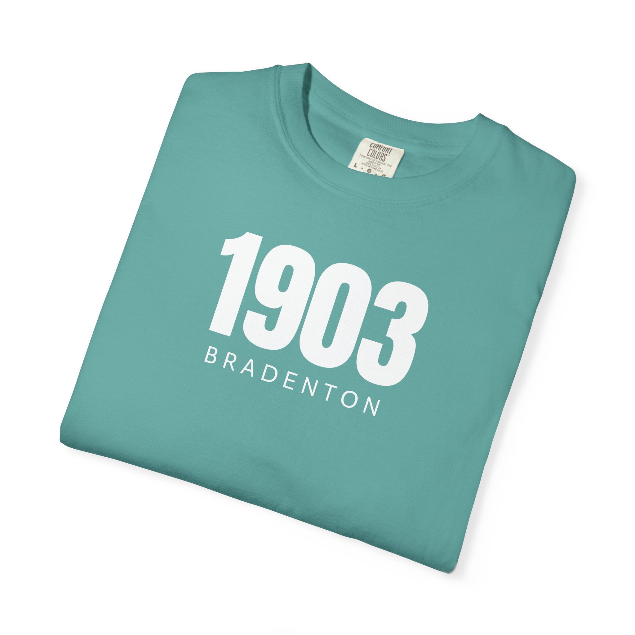 101 - Tee Multi Colors Bradenton 1903 Classic Tee — Minimalist Initials T-Shirt