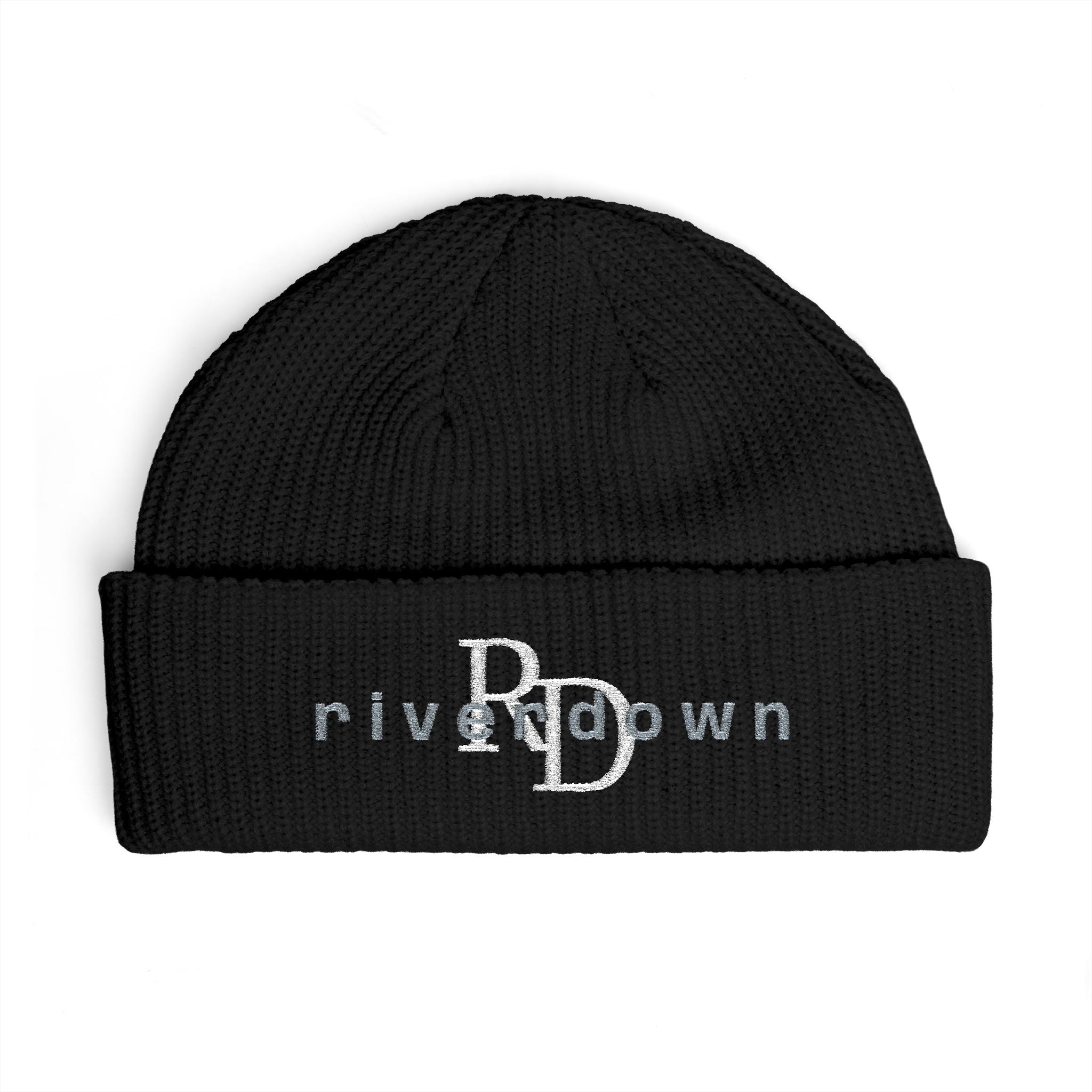 92 - RD Cuff Beanie Embroidered Streetwear Knit Cap