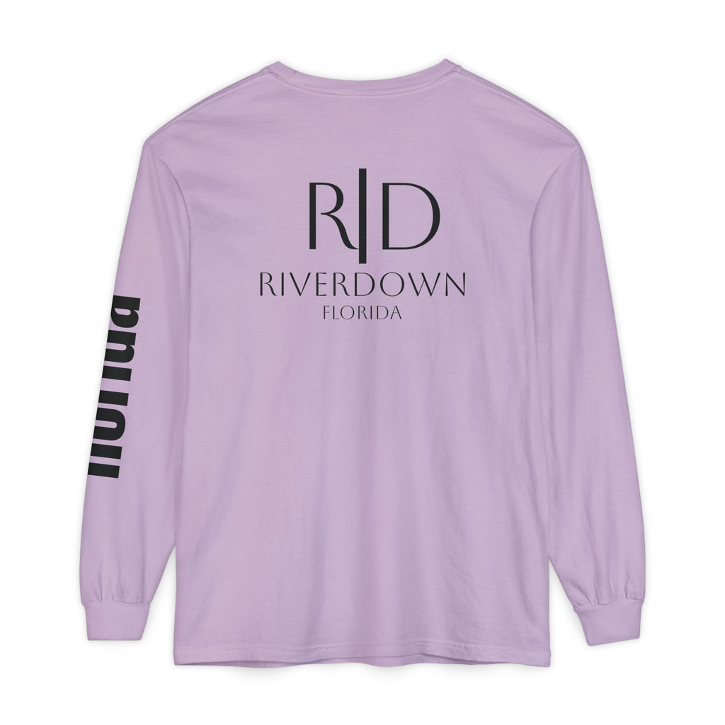 2 - Long Sleeve Tee Multi Colors 'R|D' — Florida Sleeve Graphic