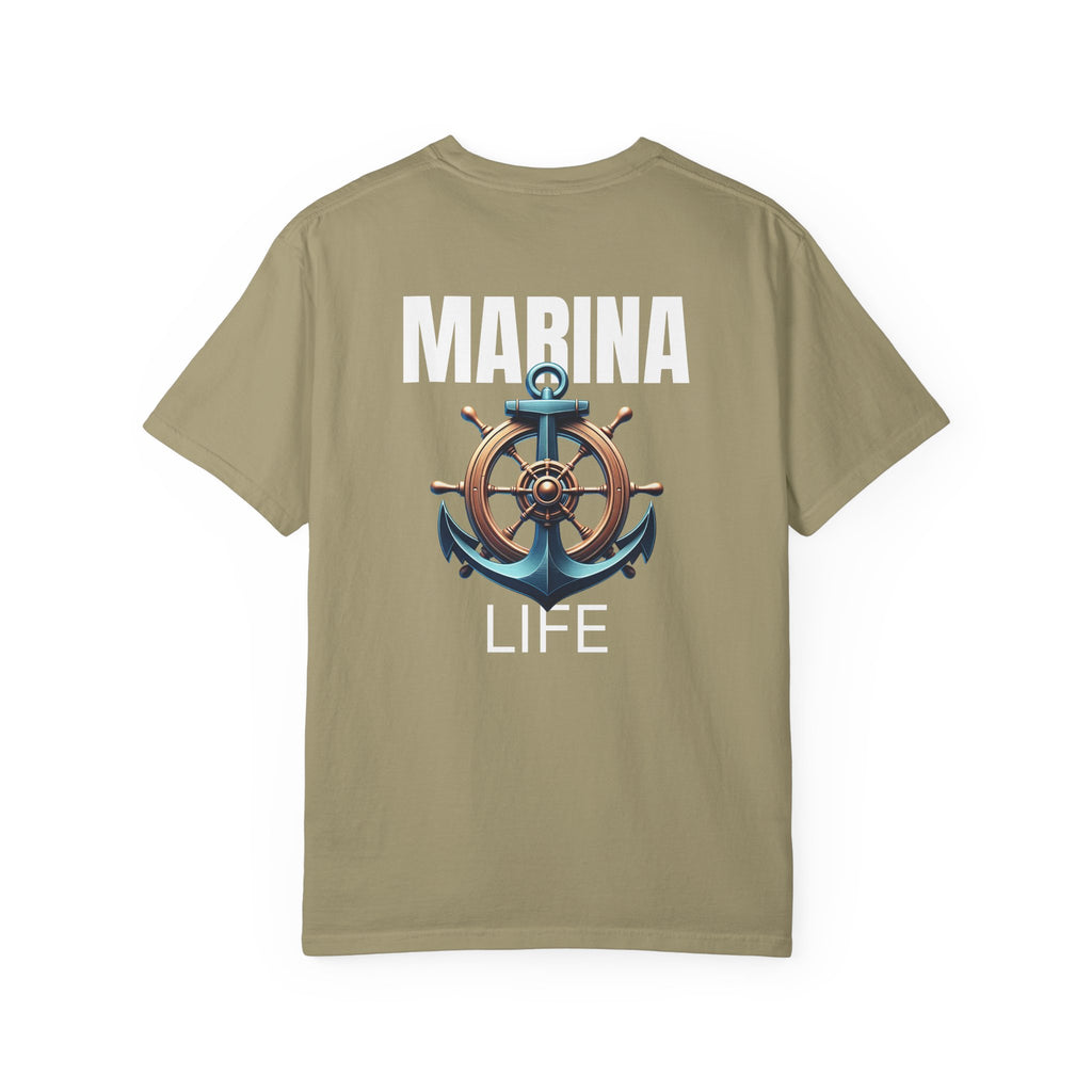 10 - Tee Multi Colors Marina Life 3 -  Minimalist Initials T-Shirt