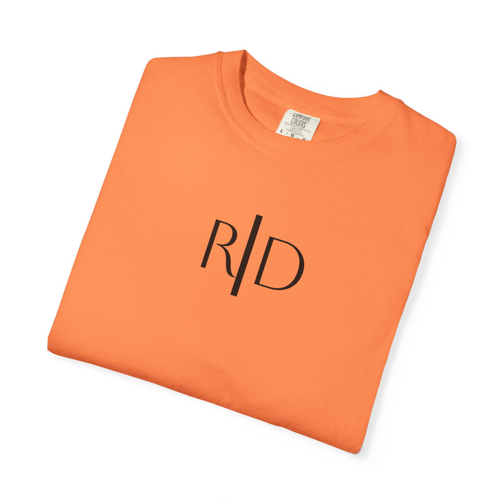 101 - Tee Multi Colors Monogram R|D River Down Shop Classic Tee — Minimalist Initials T-Shirt