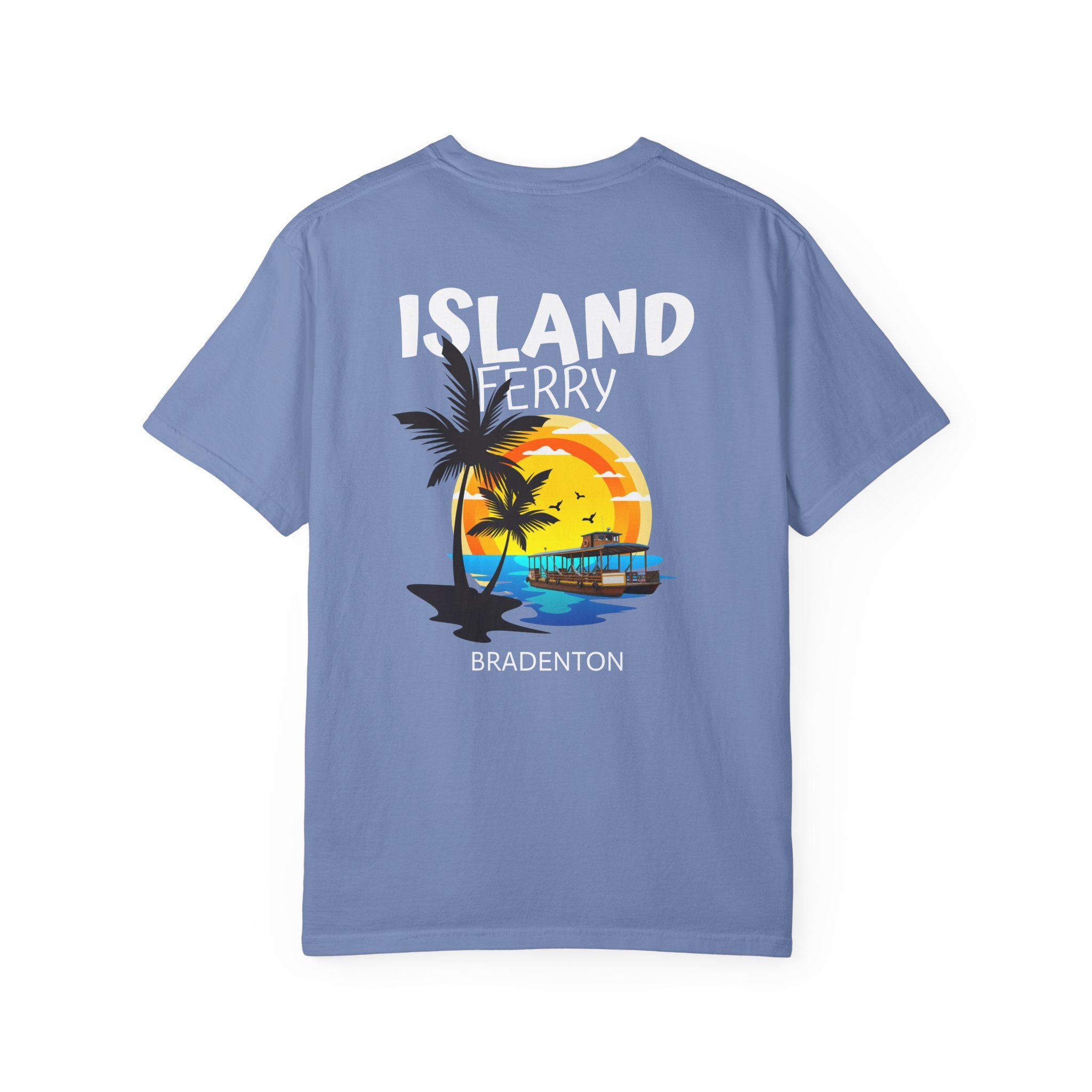 10 - Tee Multi Colors Island Ferry -  Minimalist Initials T-Shirt