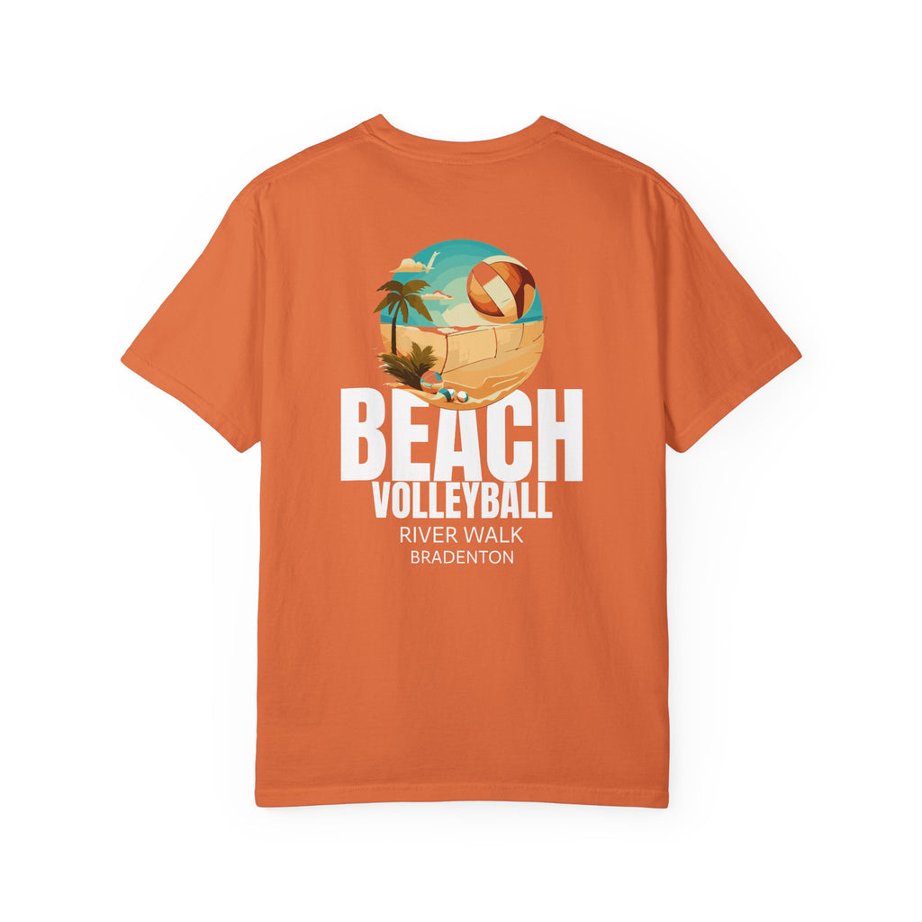 10 - Tee Multi Colors Beach Volleyball Minimalist Initials T-Shirt