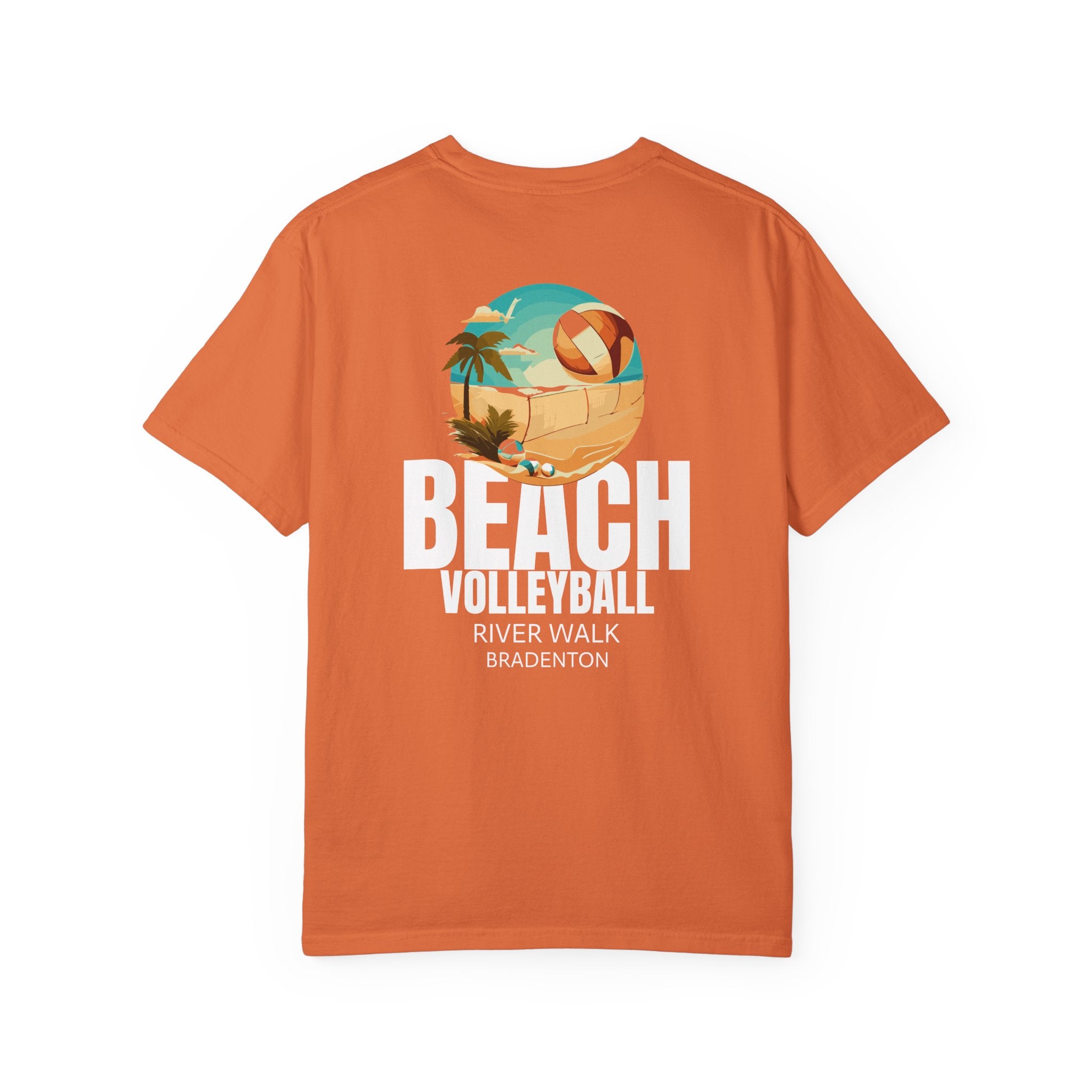 10 - Tee Multi Colors Beach Volleyball Minimalist Initials T-Shirt