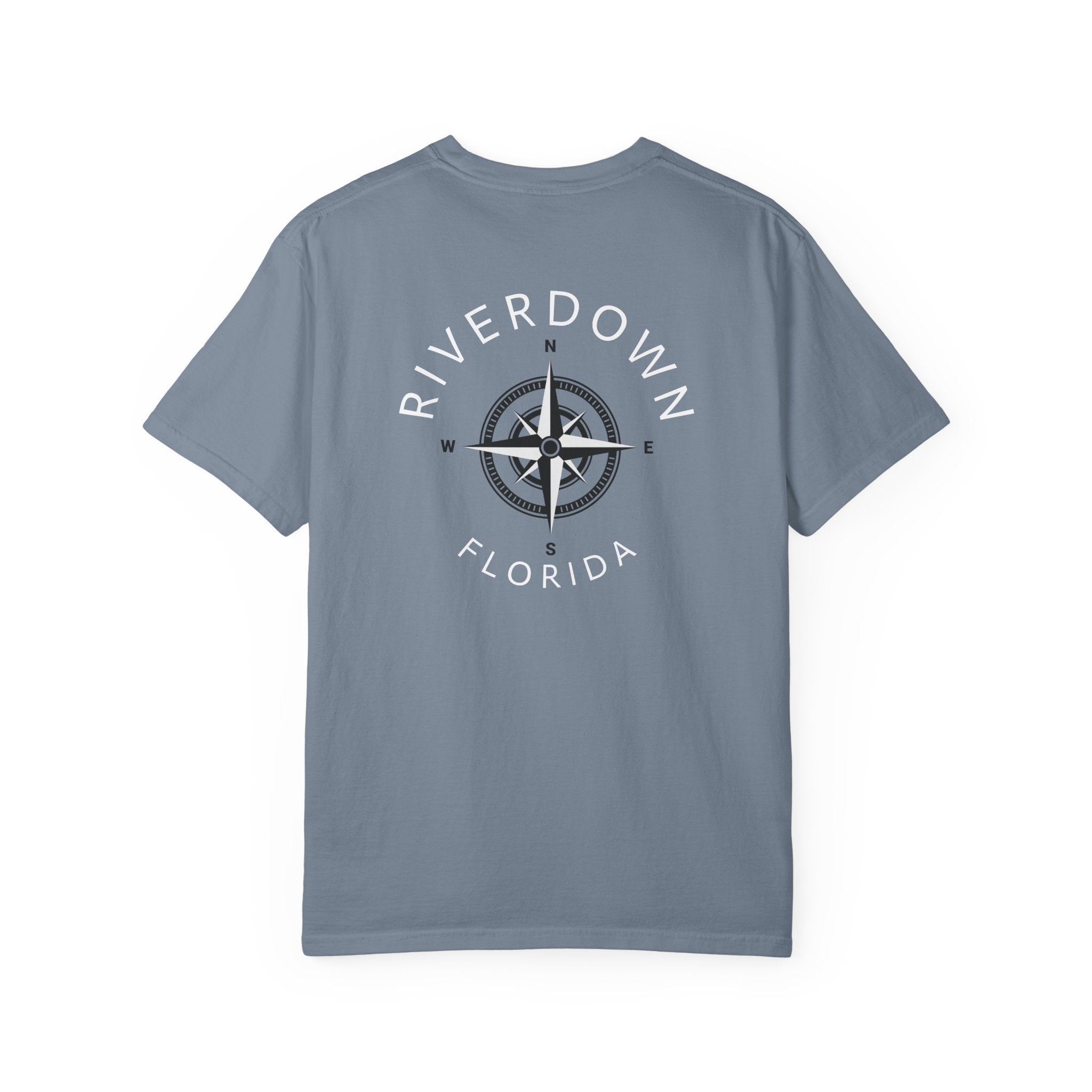 10 - Tee Multi Colors Compass — Minimalist Initials T-Shirt
