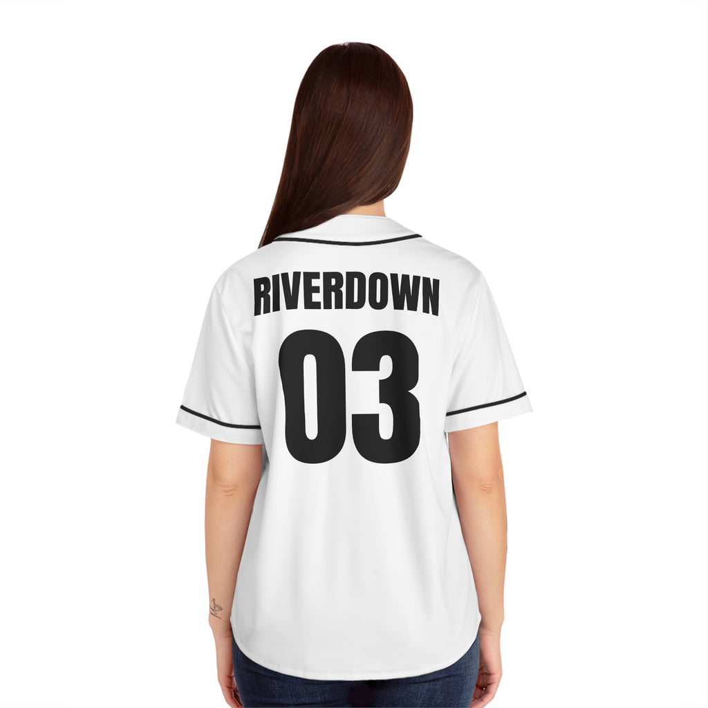 12 - Spring Training Baseball Jersey Women's Baseball Jersey — R|D Logo Front & Back