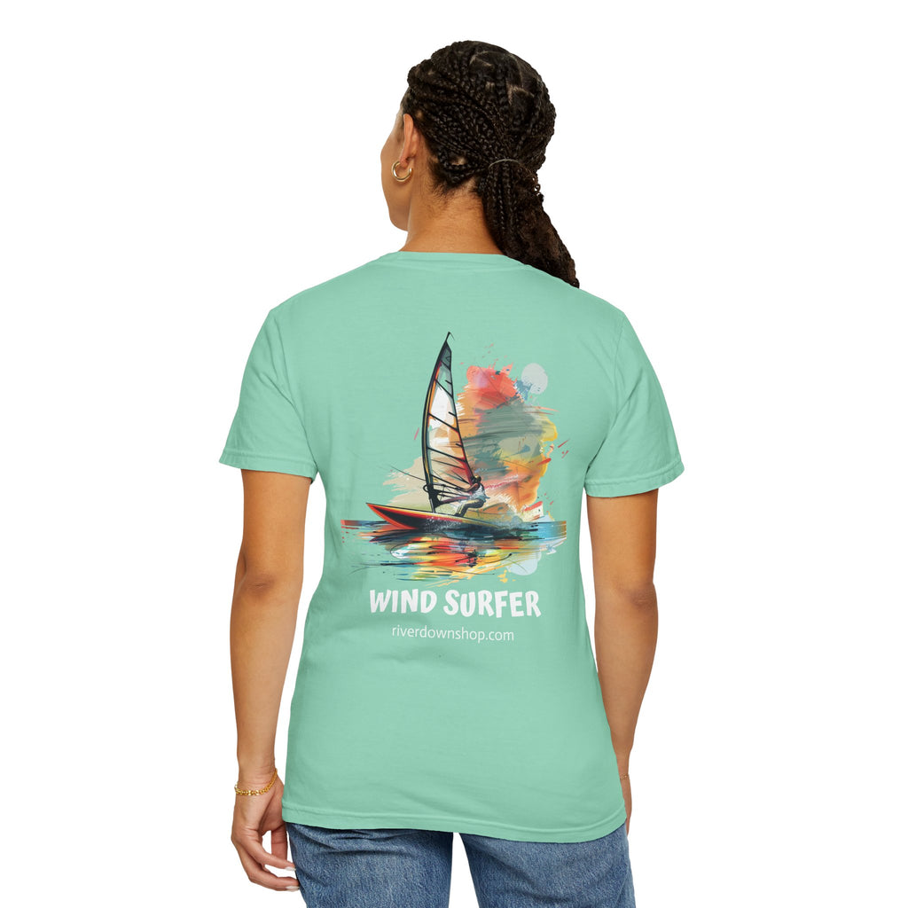 10 - Tee Multi Colors Wind Surfer — Minimalist Initials T-Shirt