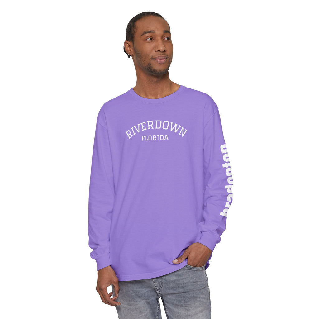 2 - Long Sleeve Bradenton Tee Multi Colors 'R|D' — Florida Sleeve Graphic