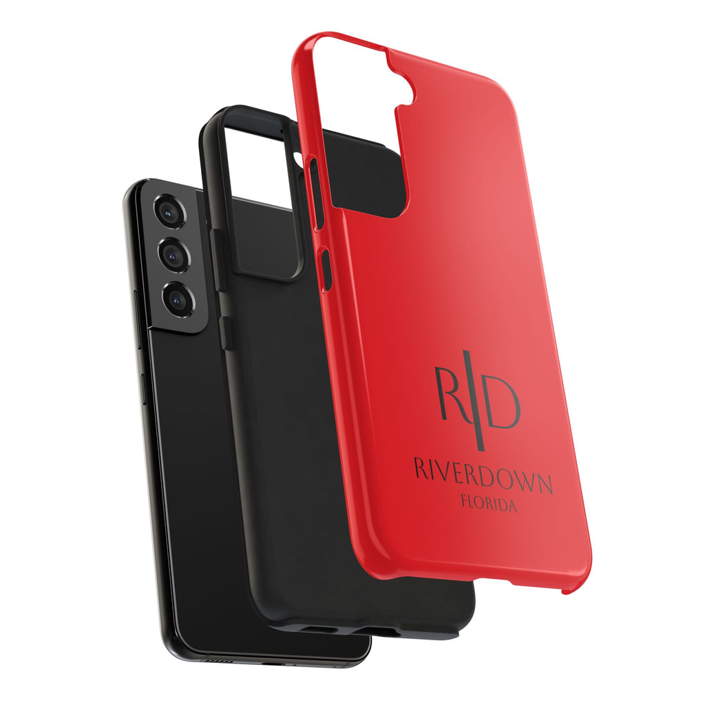 924 - Phone Case Red Berry — Durable Protective Phone Cover with Monogram Logo