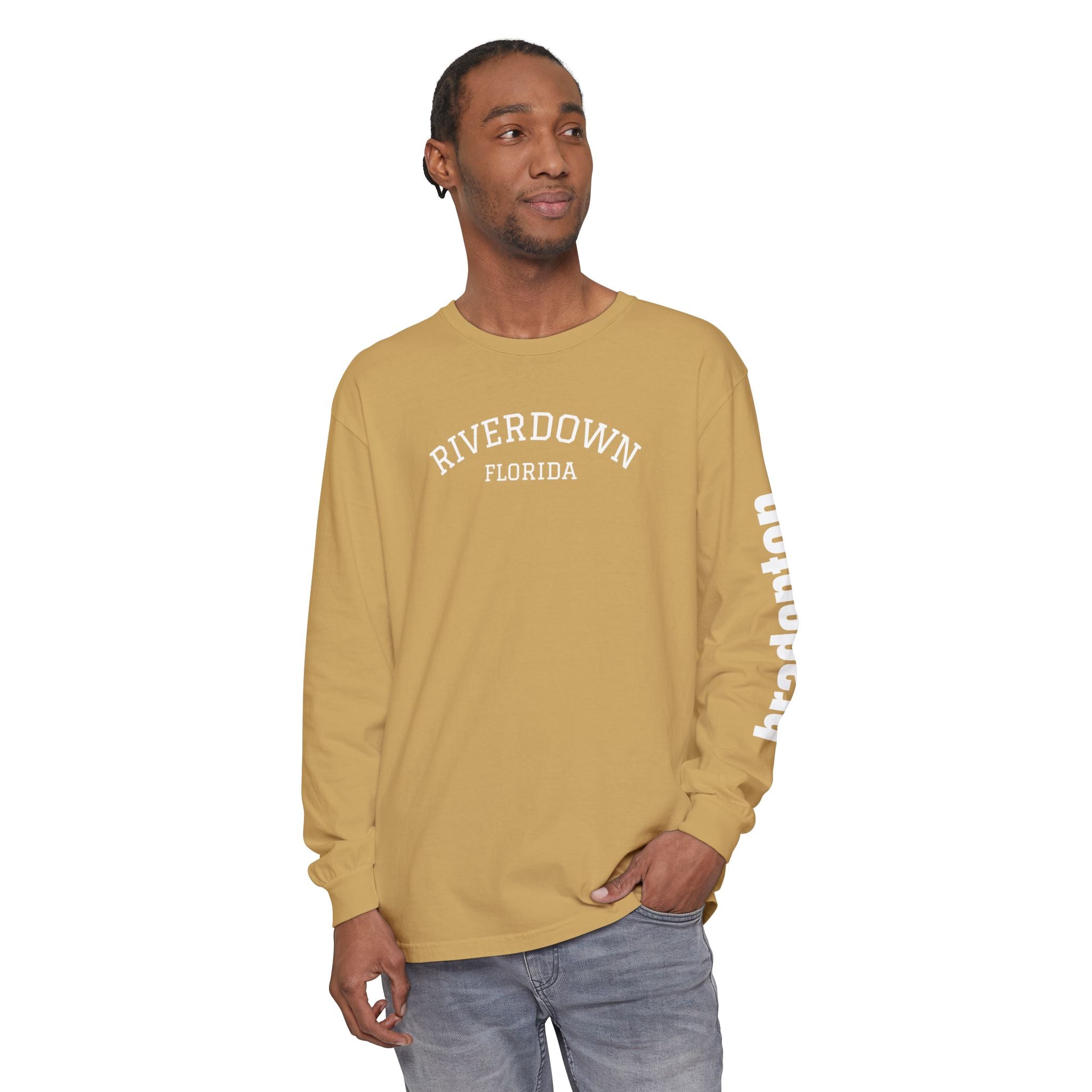 2 - Long Sleeve Bradenton Tee Multi Colors 'R|D' — Florida Sleeve Graphic