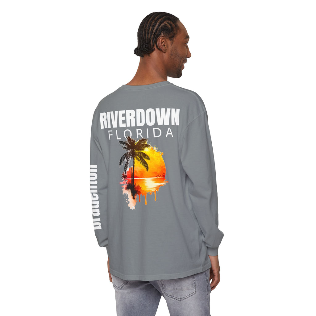 2 - Long Sleeve Bradenton Tee Multi Colors 'R|D' — Florida Sleeve Graphic