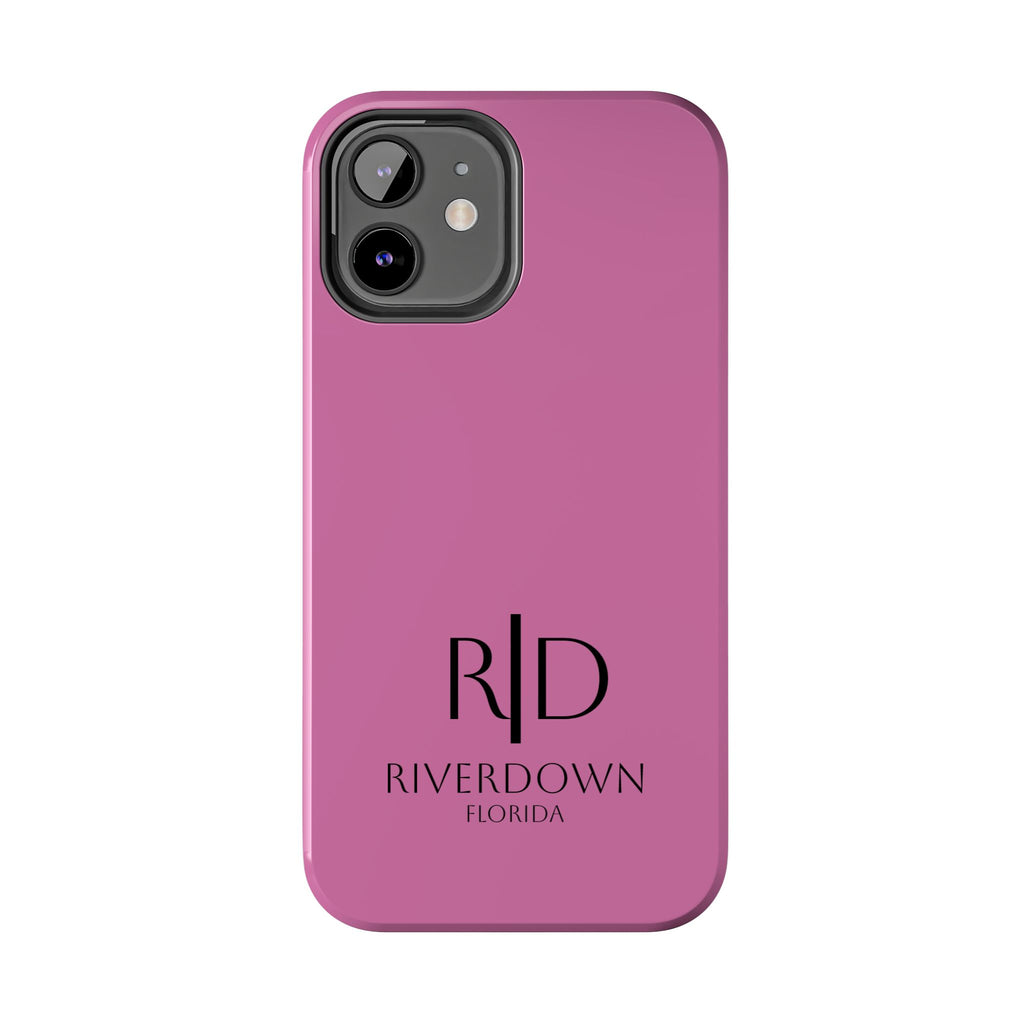 924 - Phone Case Pink Peddle Riverdown Florida Tough Phone Case – Slim Protective iPhone Cover with R|D Logo