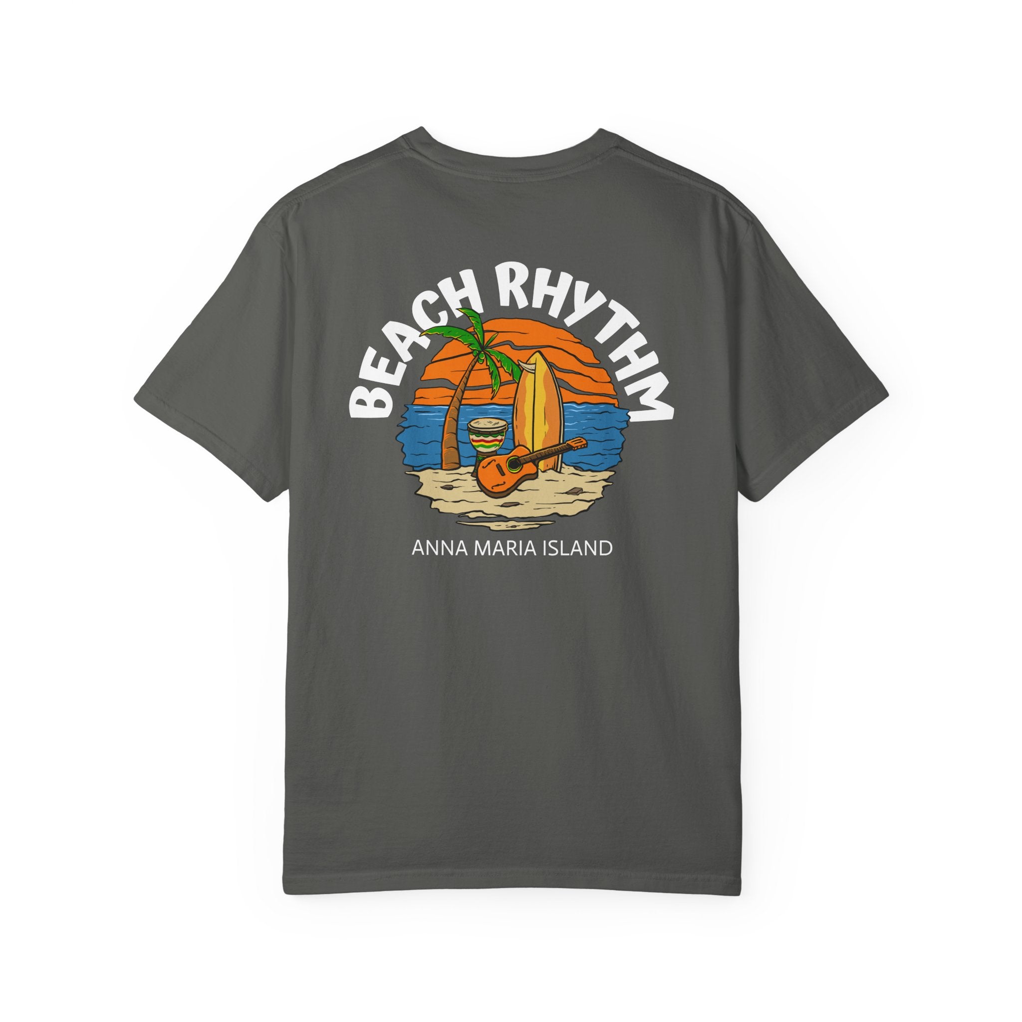 10 - Tee Multi Colors Beach Rhythm Minimalist Initials T-Shirt