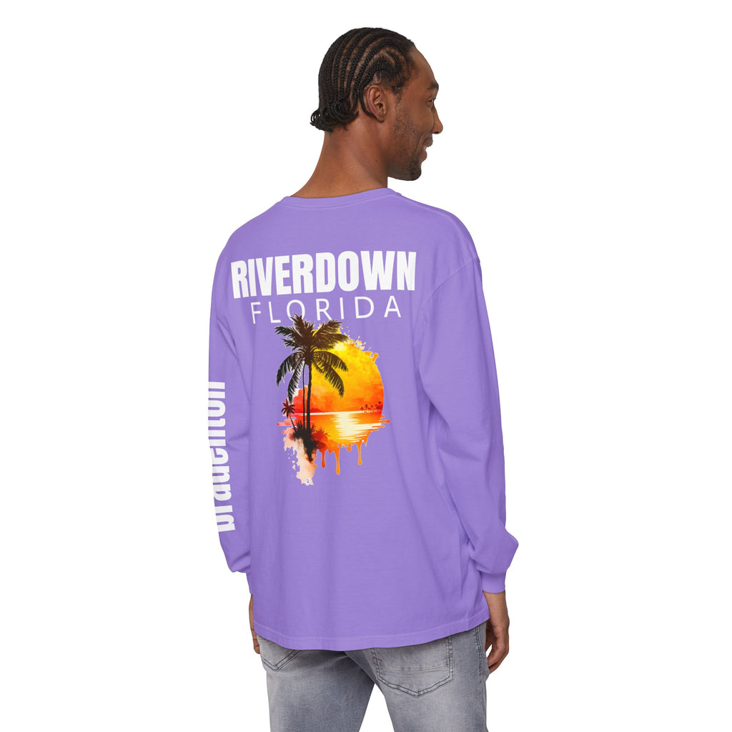 2 - Long Sleeve Bradenton Tee Multi Colors 'R|D' — Florida Sleeve Graphic