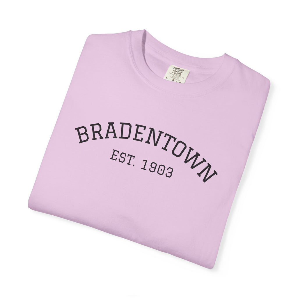 101 -  Tee Multi Colors Bradentown Classic Tee — Minimalist Initials T-Shirt