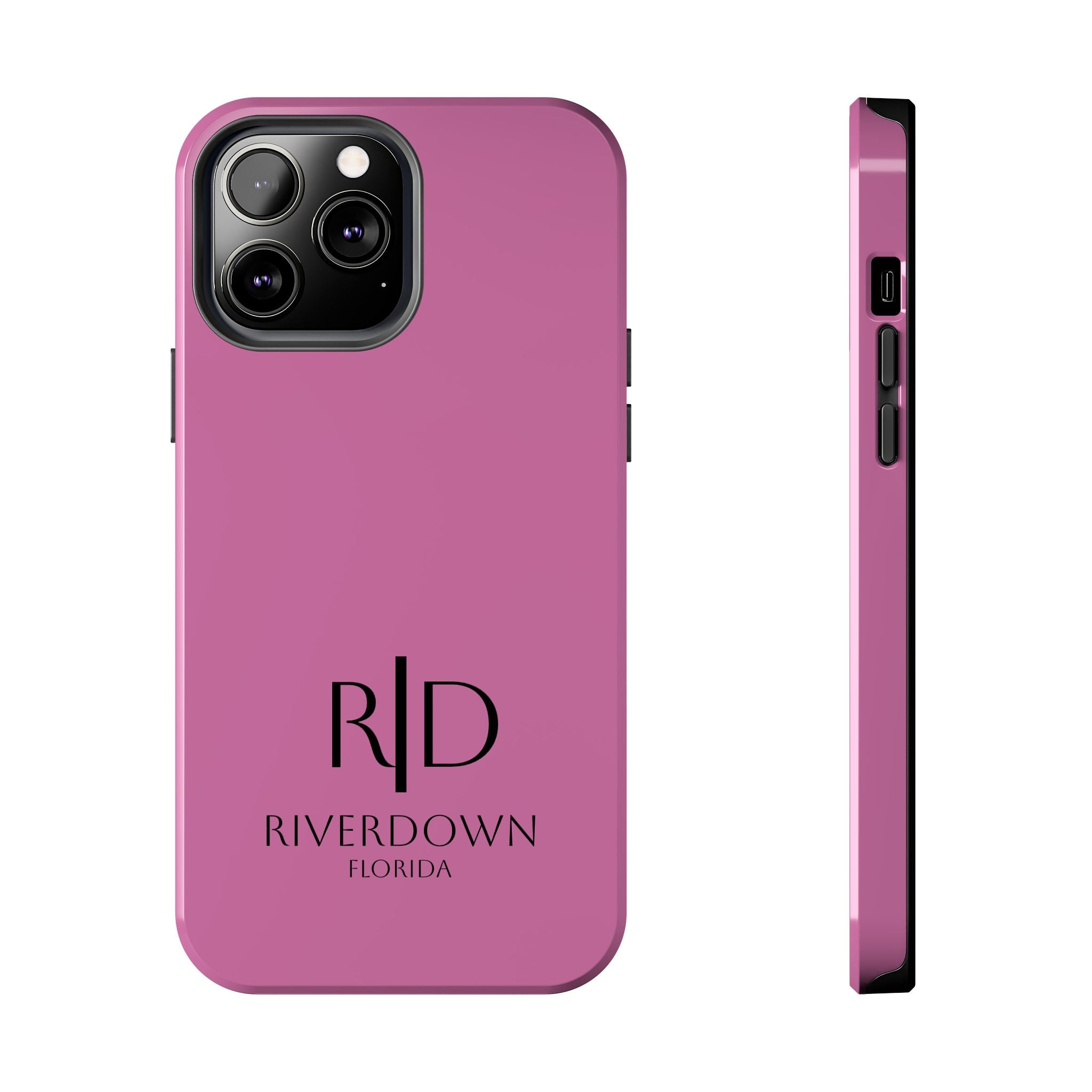 924 - Phone Case Pink Peddle Riverdown Florida Tough Phone Case – Slim Protective iPhone Cover with R|D Logo