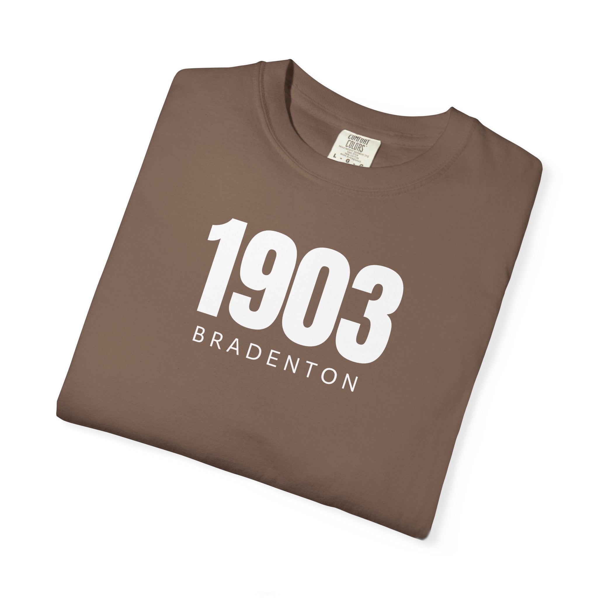 101 - Tee Multi Colors Bradenton 1903 Classic Tee — Minimalist Initials T-Shirt