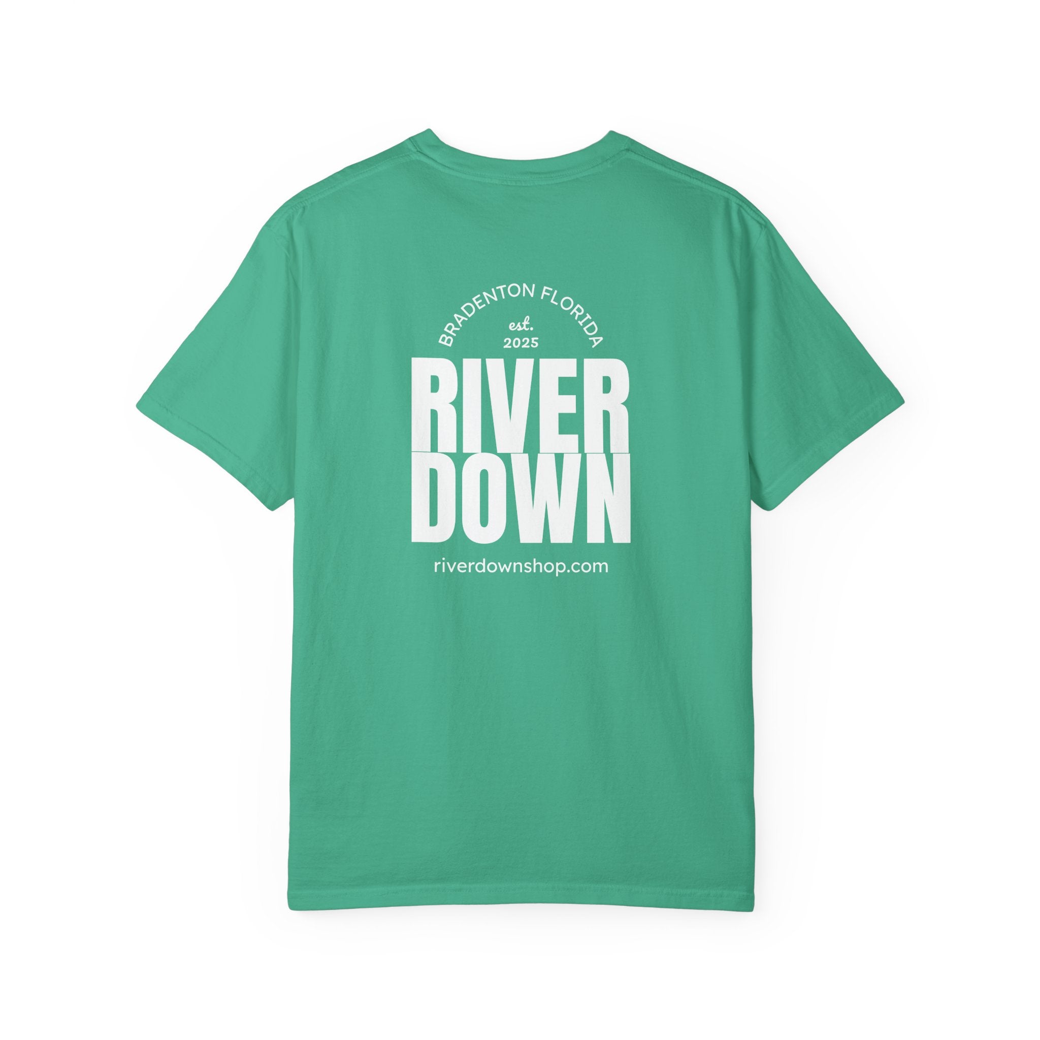 101 -  Tee Multi Colors Monogram R|D River Down Shop Classic Tee — Minimalist Initials T-Shirt