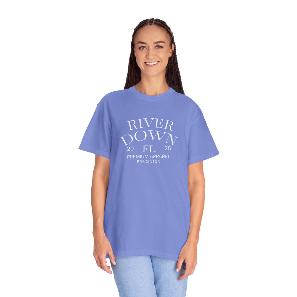 101 -  Tee Multi Colors Monogram R|D Plain Back Classic Tee — Minimalist Initials T-Shirt