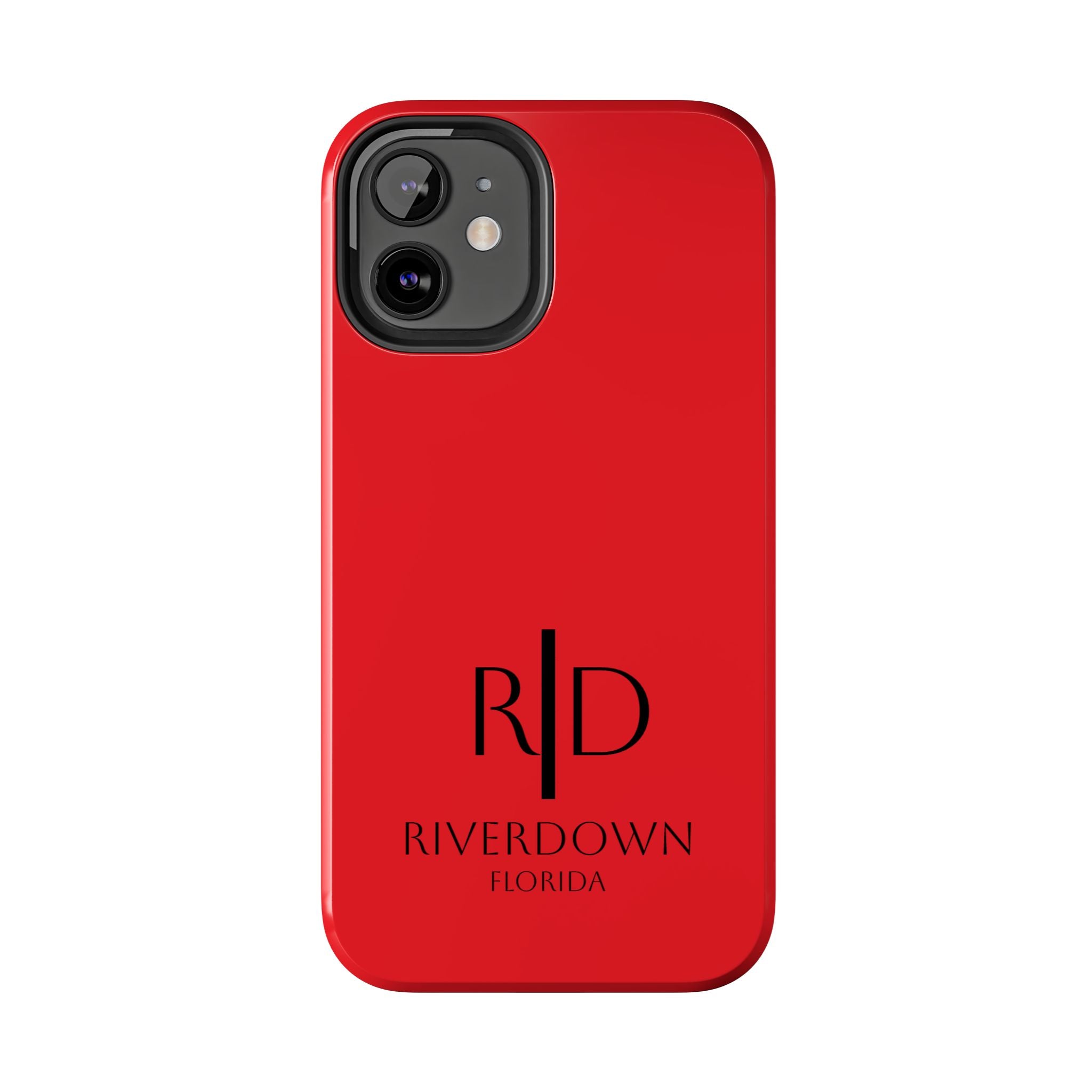 924 - Phone Case Red Berry — Durable Protective Phone Cover with Monogram Logo
